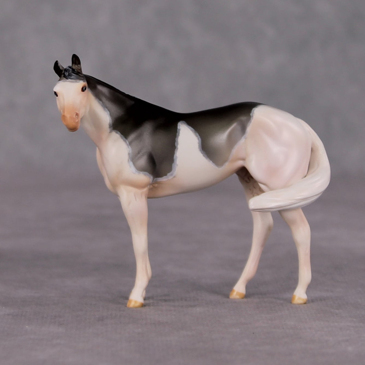 Lavender Spritz OOAK Grulla Custom Stock Chip By Amanda Brock MHP Auction 12/3/24