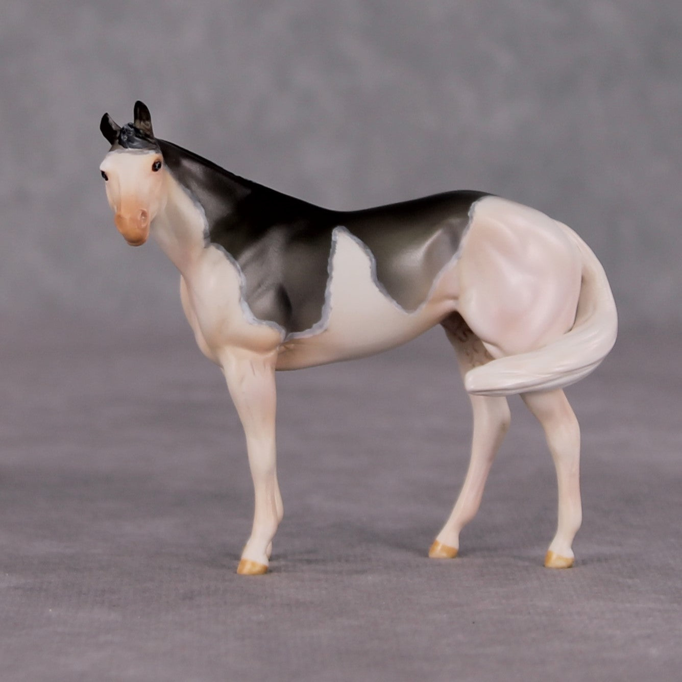 Lavender Spritz OOAK Grulla Custom Stock Chip By Amanda Brock MHP Auction 12/3/24