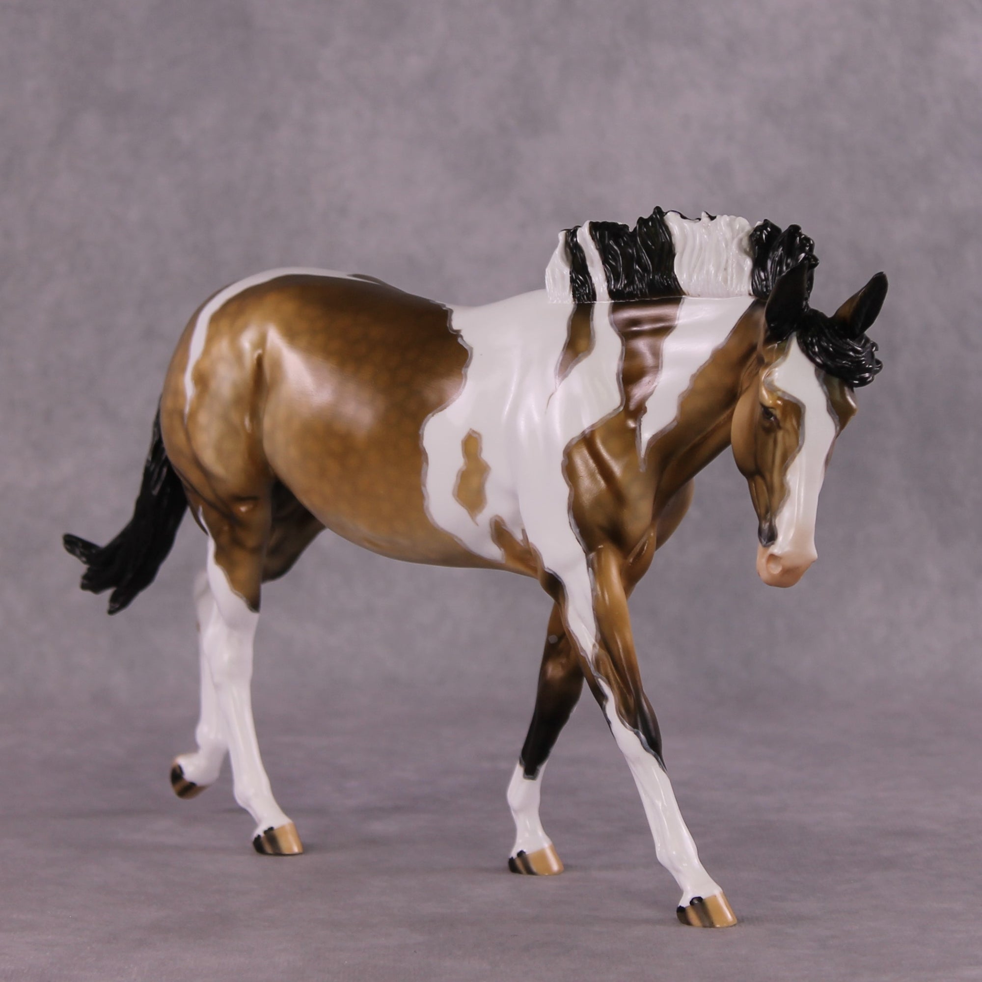 "Afternoon Coffee" OOAK FCM Large Mule by Dawn Quick SHCF25