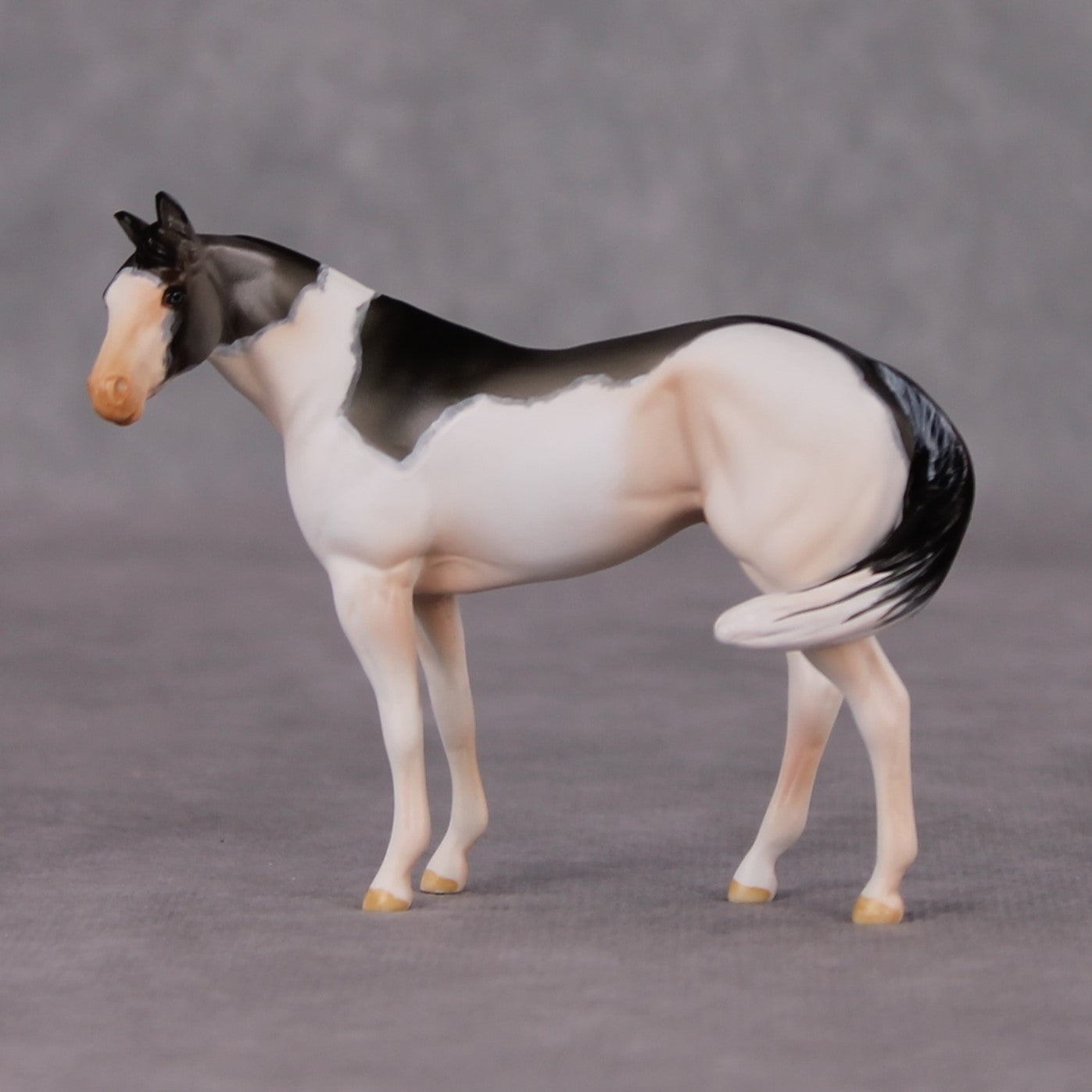 Lavender Haze OOAK Grulla Custom Stock Chip By Amanda Brock MHP Auction 12/3/24