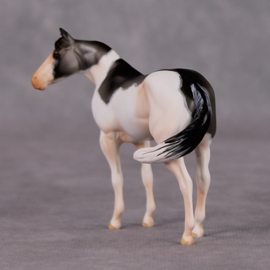 Lavender Haze OOAK Grulla Custom Stock Chip By Amanda Brock MHP Auction 12/3/24