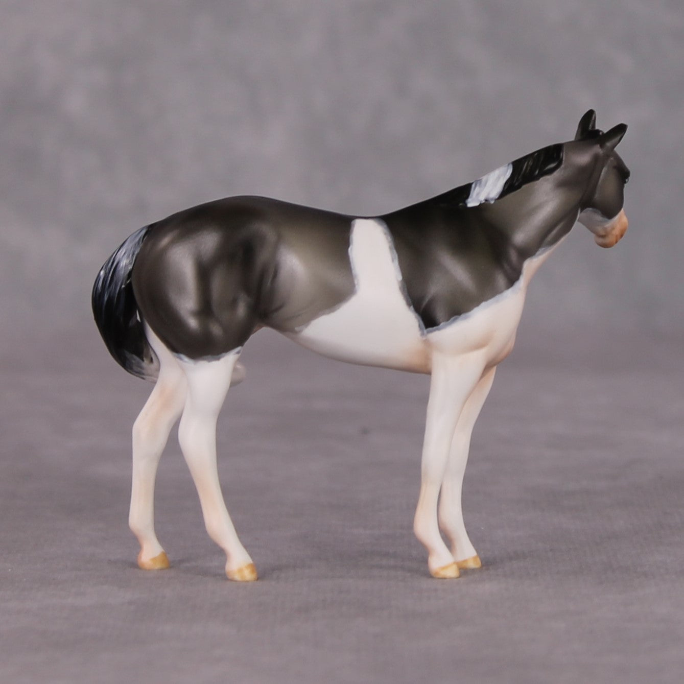 Lavender Haze OOAK Grulla Custom Stock Chip By Amanda Brock MHP Auction 12/3/24