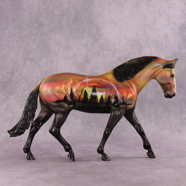"Mellifluous" OOAK FCM Irish Draught by Dawn Quick SHCF25