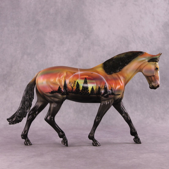 "Mellifluous" OOAK FCM Irish Draught by Dawn Quick SHCF25