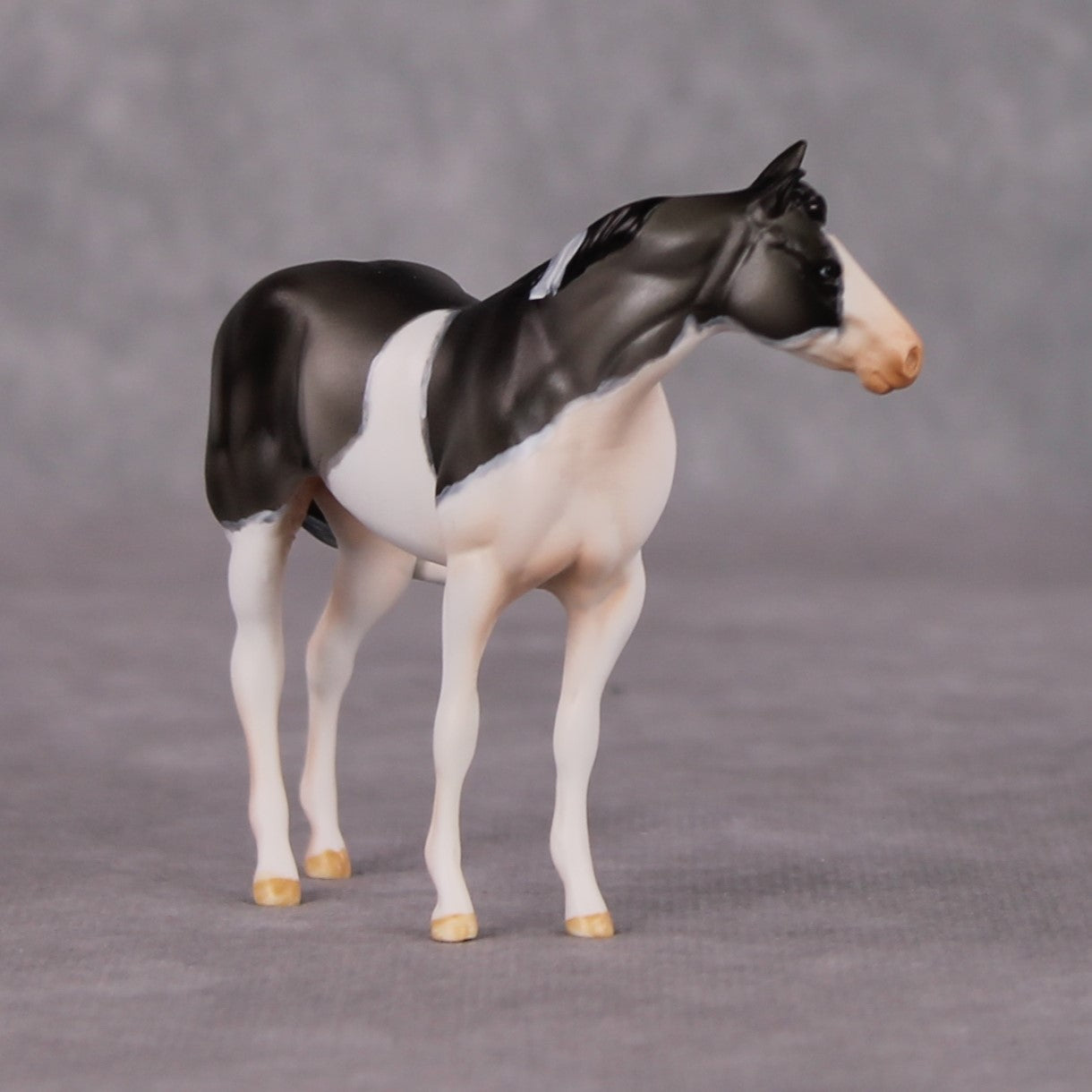 Lavender Haze OOAK Grulla Custom Stock Chip By Amanda Brock MHP Auction 12/3/24