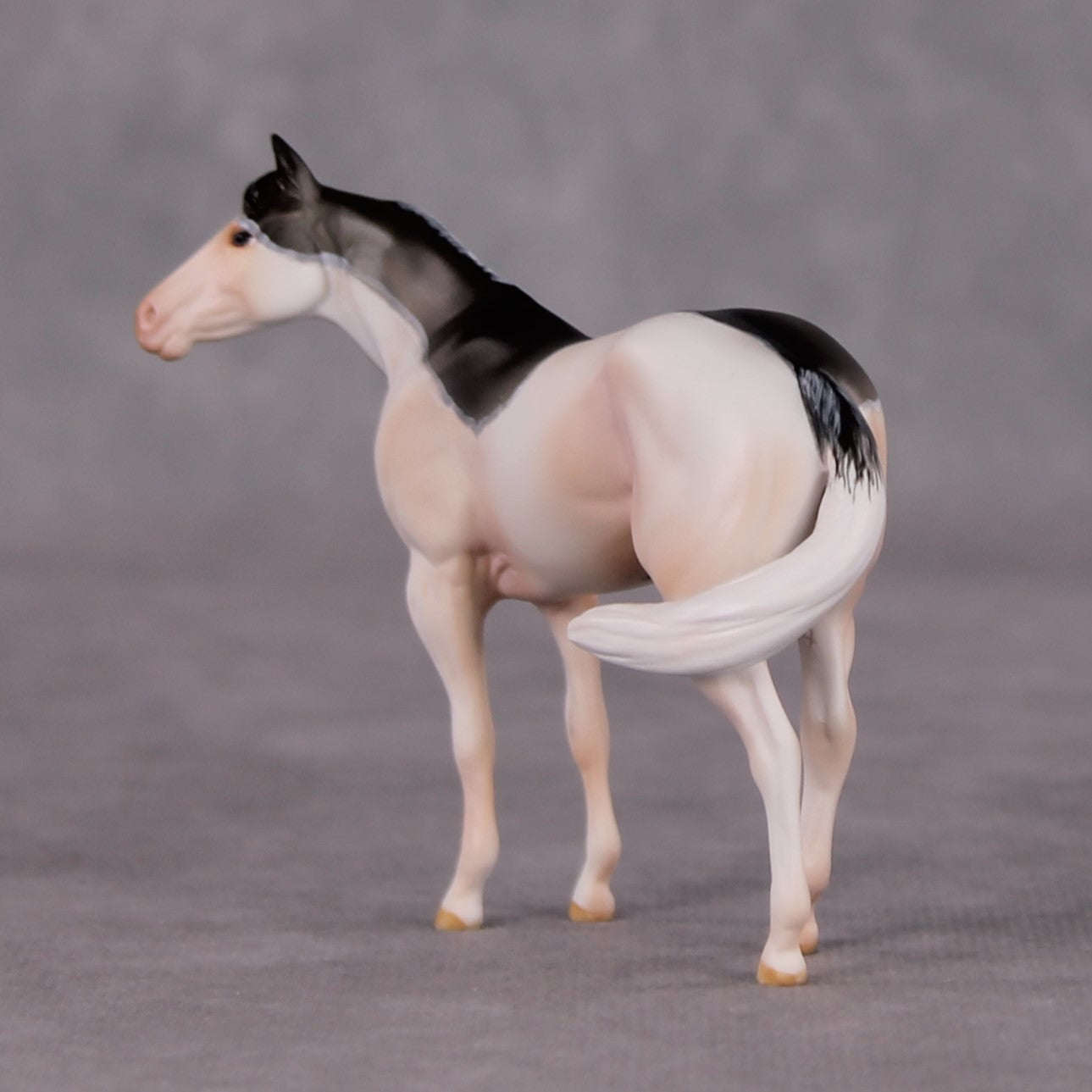 Lavender Mist OOAK Grulla Custom Stock Chip By Amanda Brock MHP Auction 12/3/24