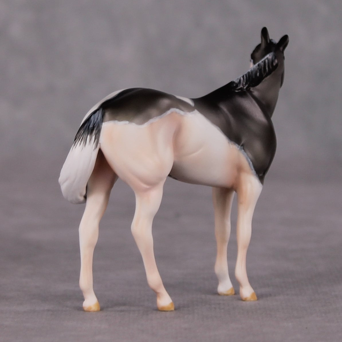 Lavender Mist OOAK Grulla Custom Stock Chip By Amanda Brock MHP Auction 12/3/24