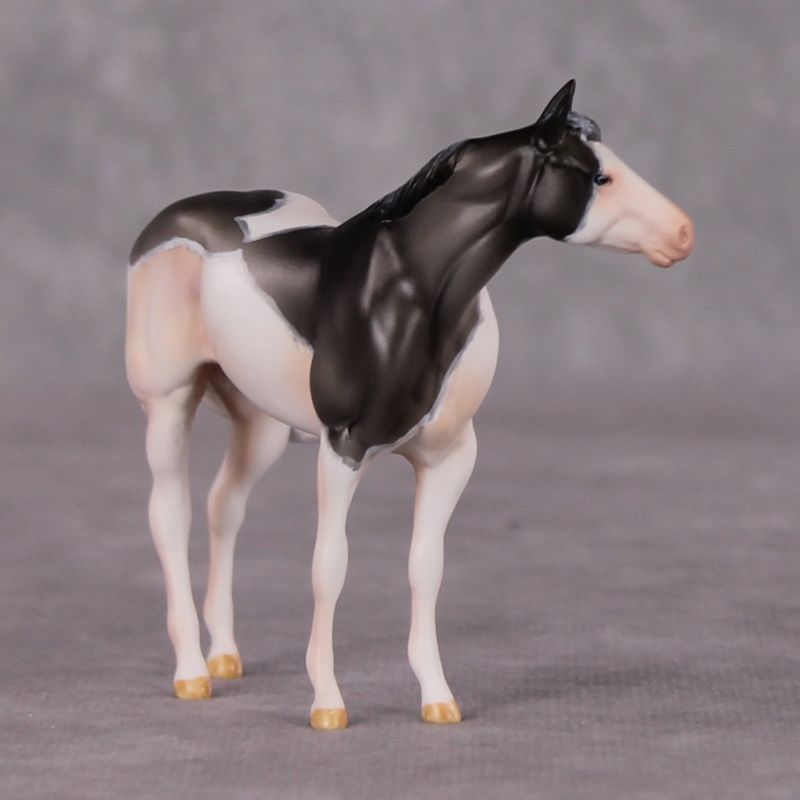 Lavender Mist OOAK Grulla Custom Stock Chip By Amanda Brock MHP Auction 12/3/24