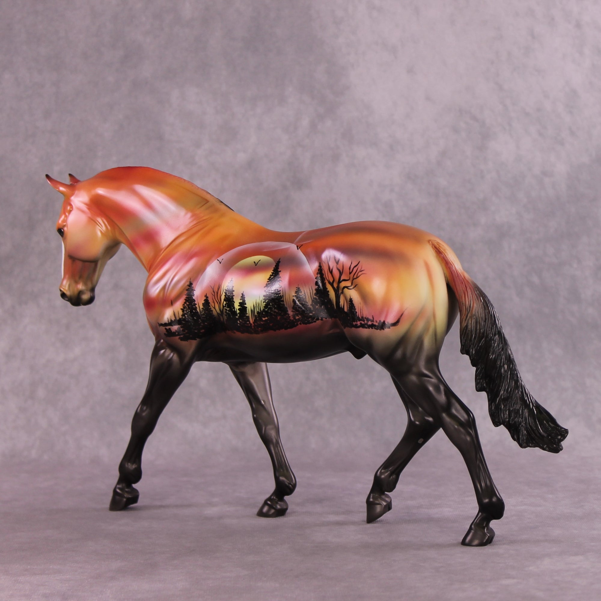 "Mellifluous" OOAK FCM Irish Draught by Dawn Quick SHCF25