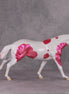 Flying Flamingo OOAK Pink Pinto Deco Running Stock Horse By Heather Bullach Model Horse Place 12/3/24