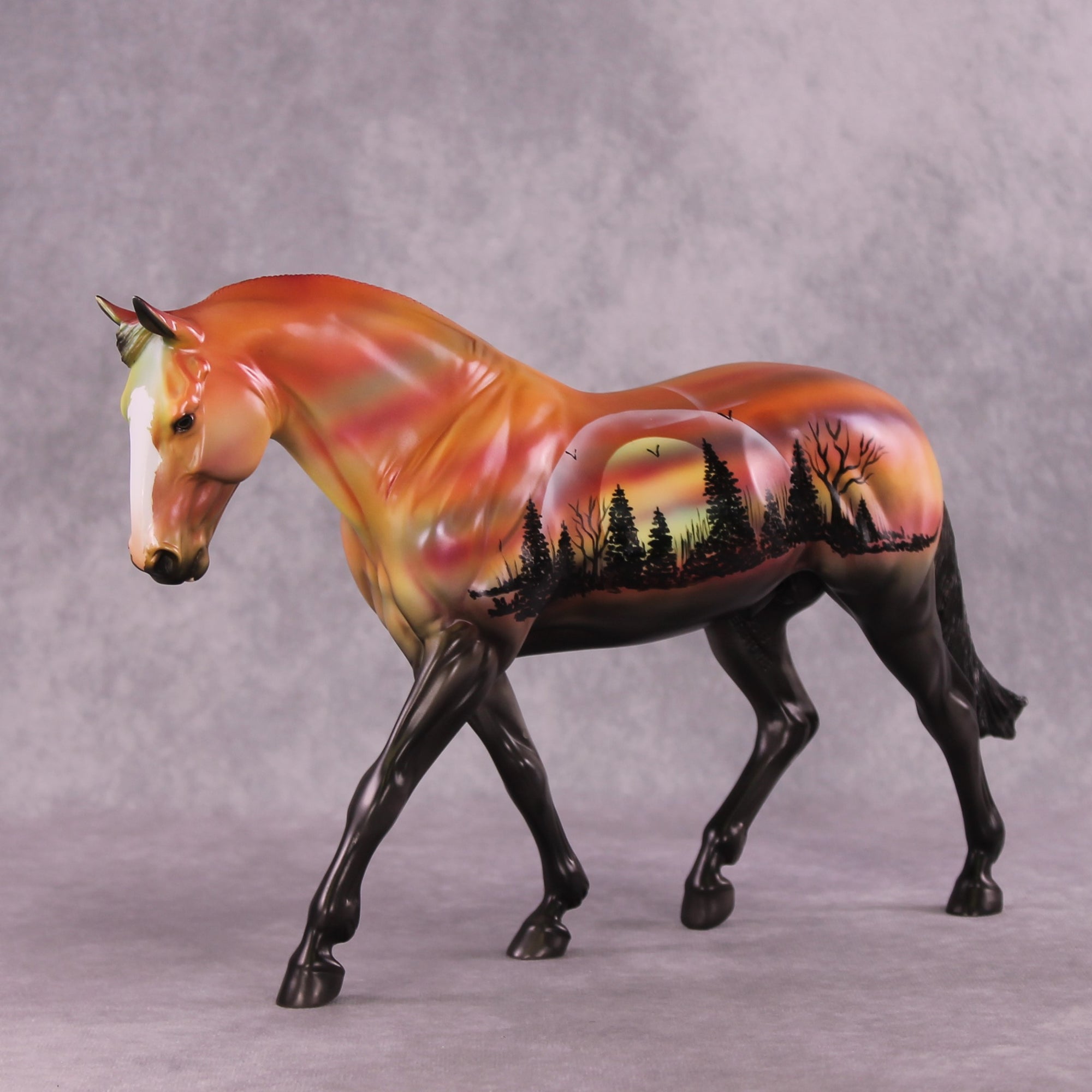 "Mellifluous" OOAK FCM Irish Draught by Dawn Quick SHCF25