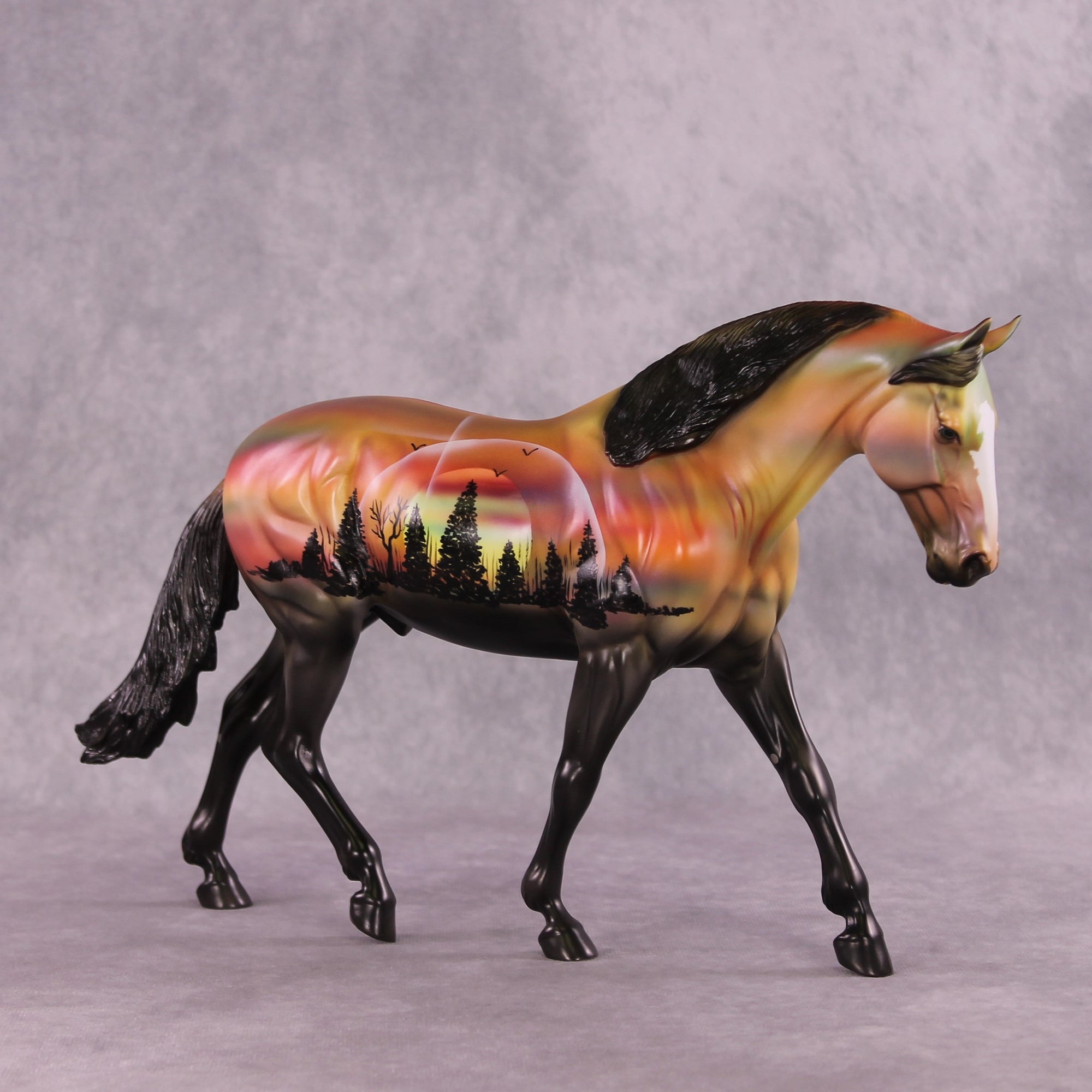 "Mellifluous" OOAK FCM Irish Draught by Dawn Quick SHCF25