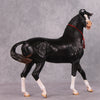 Eshan OOAK Dappled Black Extreme Custom Marwari Arabian By Kylee Parks Model Horse Place 12/3/24