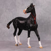 Eshan OOAK Dappled Black Extreme Custom Marwari Arabian By Kylee Parks Model Horse Place 12/3/24