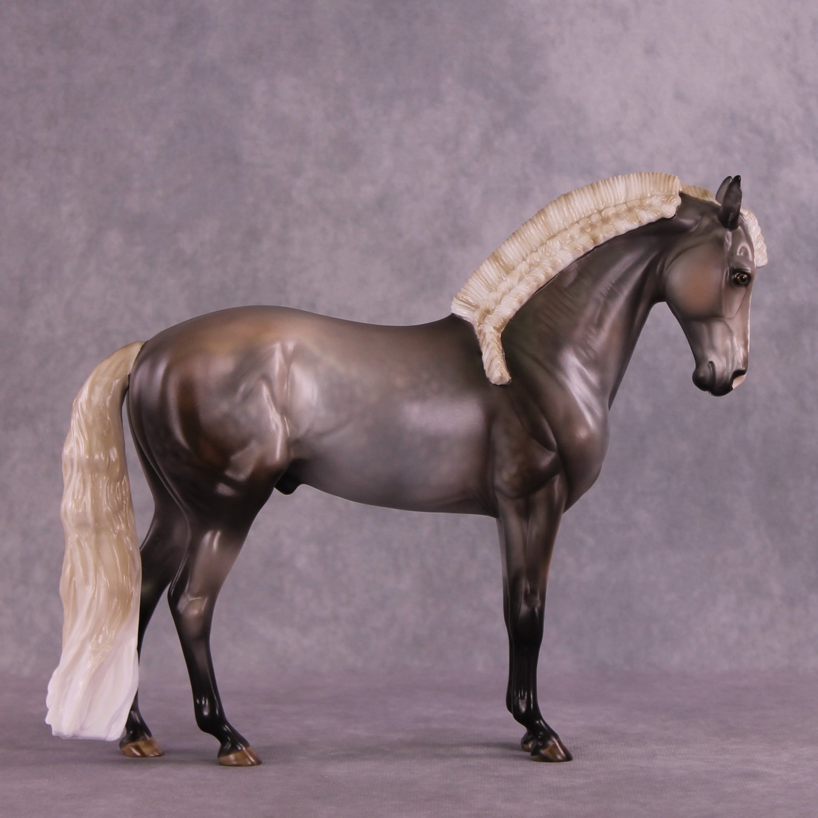 "Horton" OOAK FCM Andalusian by Julie Keim EQ25