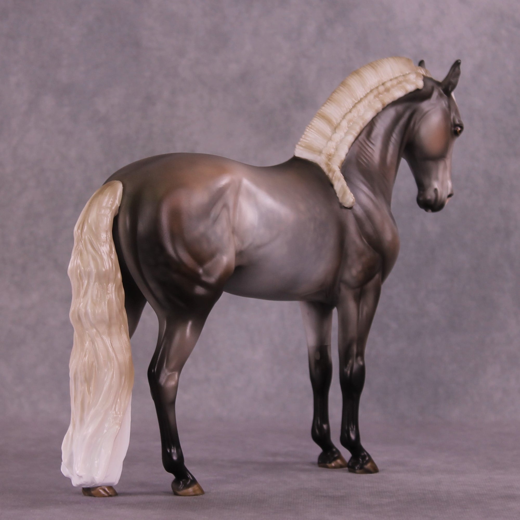 "Horton" OOAK FCM Andalusian by Julie Keim EQ25