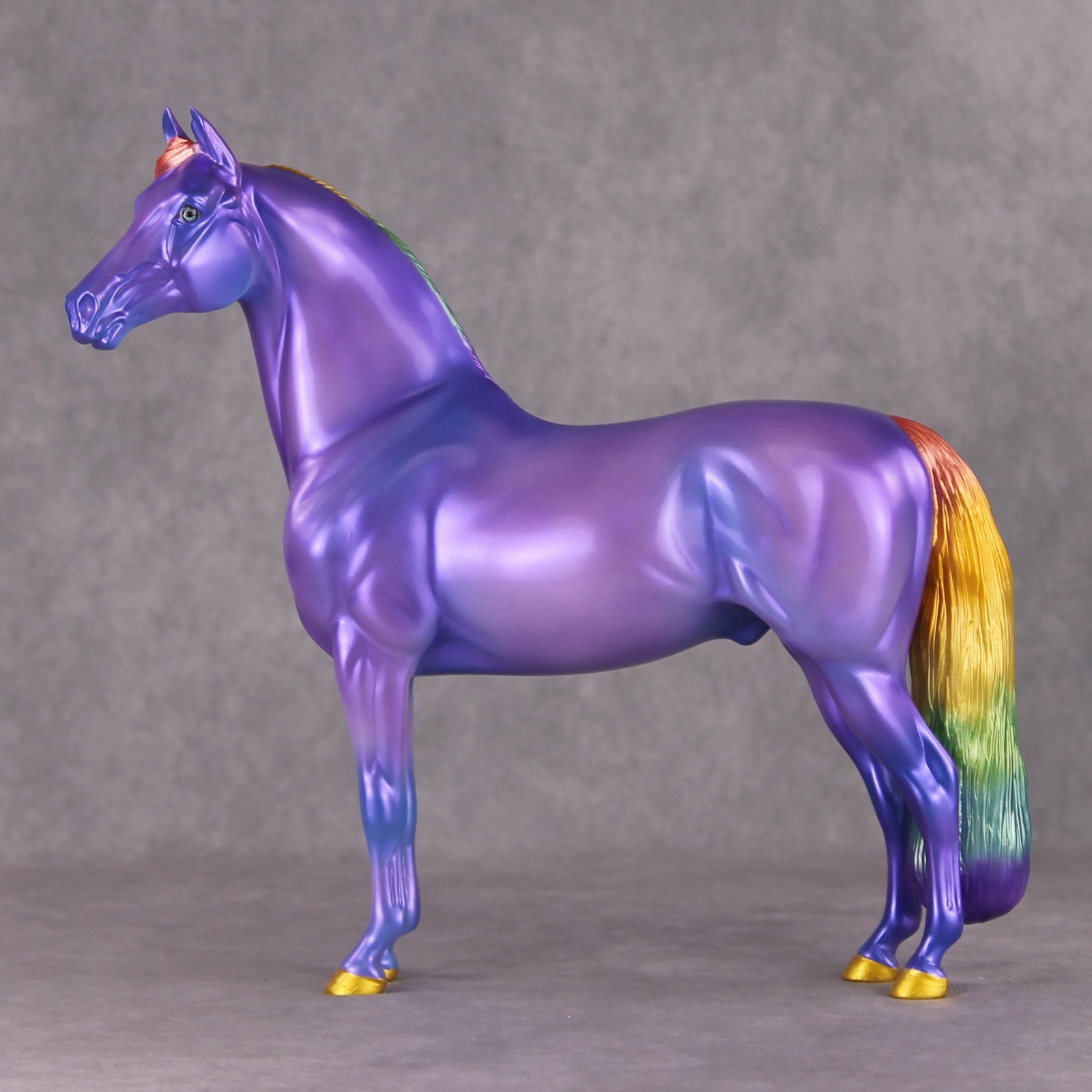 Moonlight In December OOAK Deco Rainbow Blue/Purple/Gold Morgan By Erin Corbett Black Friday Surprise Random Drops