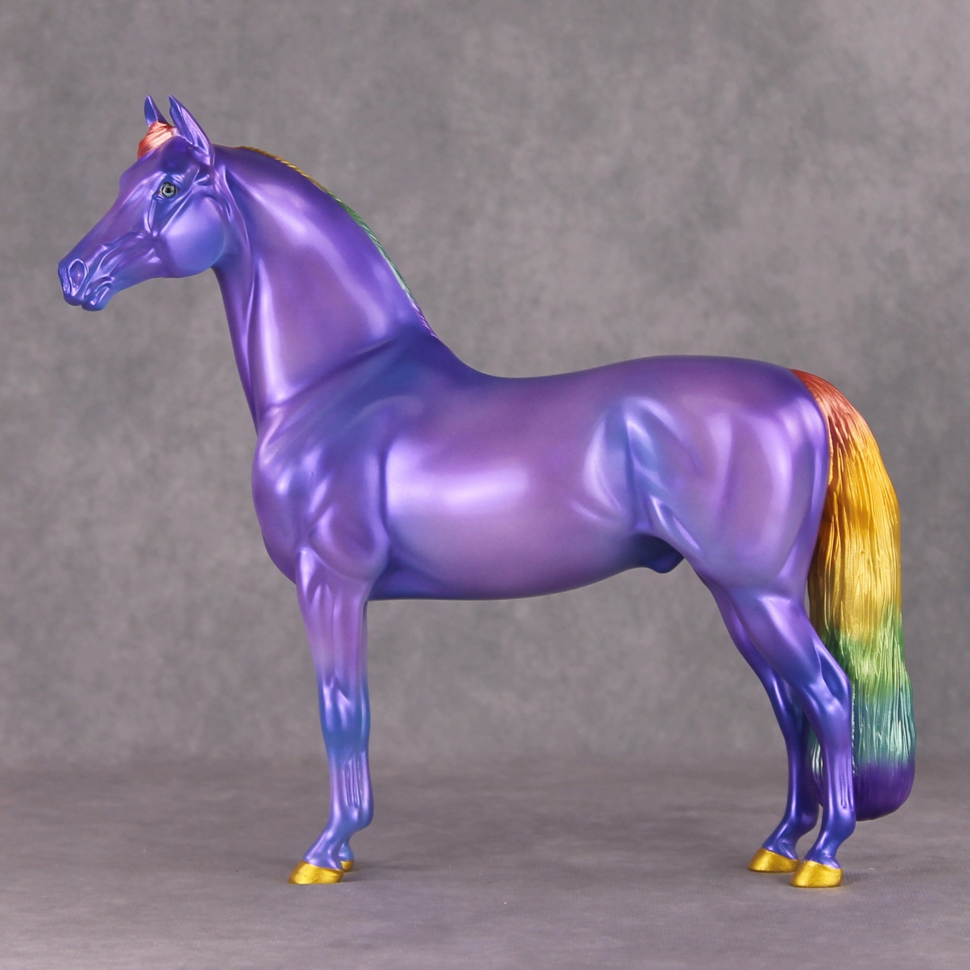 Moonlight In December OOAK Deco Rainbow Blue/Purple/Gold Morgan By Erin Corbett Black Friday Surprise Random Drops