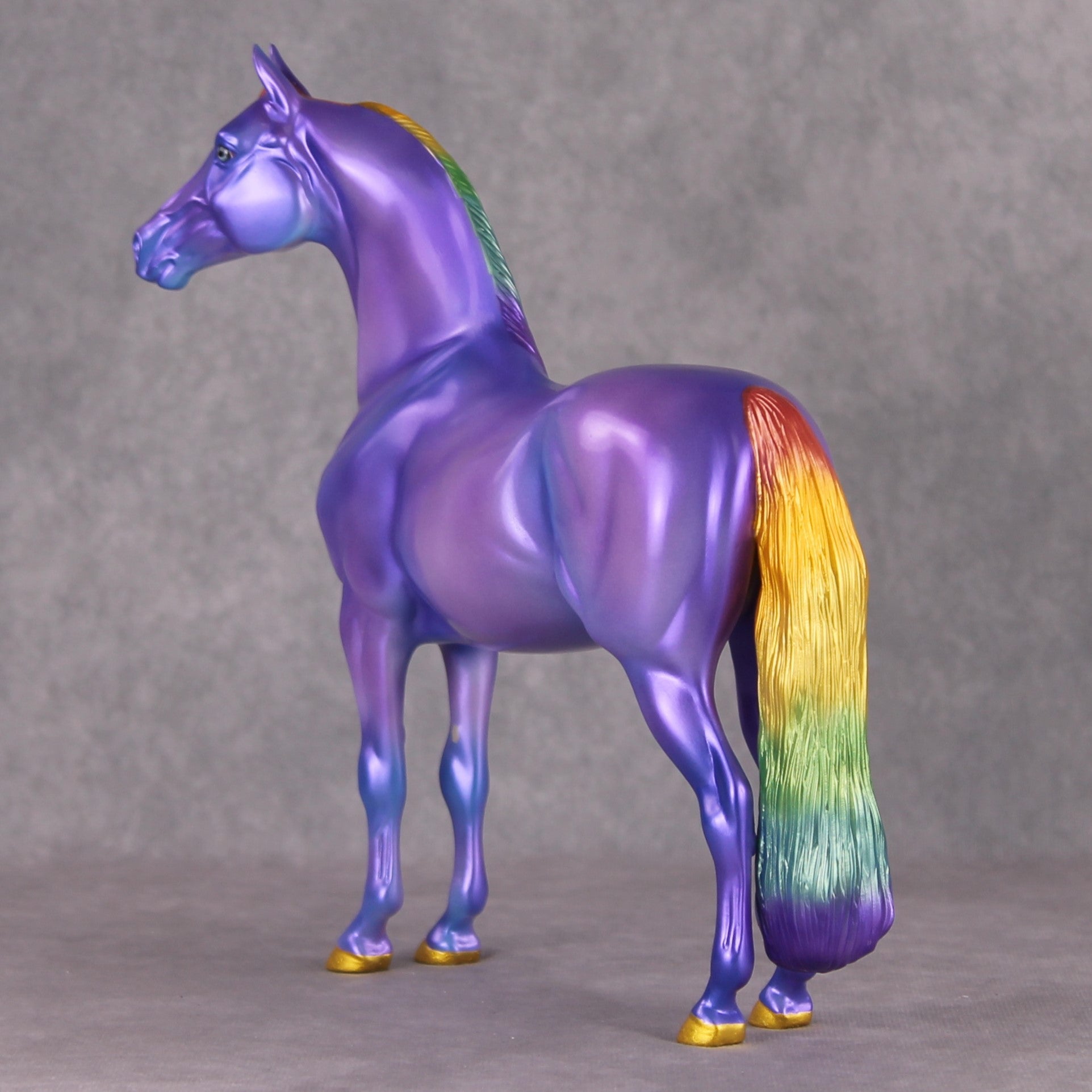 Moonlight In December OOAK Deco Rainbow Blue/Purple/Gold Morgan By Erin Corbett Black Friday Surprise Random Drops