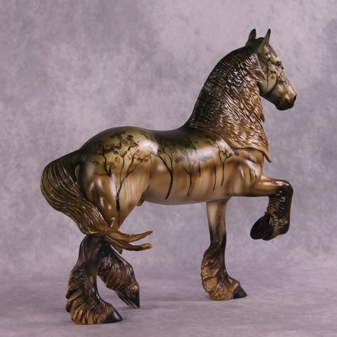 "Southern Gothic" OOAK FCM Trotting Drafter by Dawn Quick SHCF25