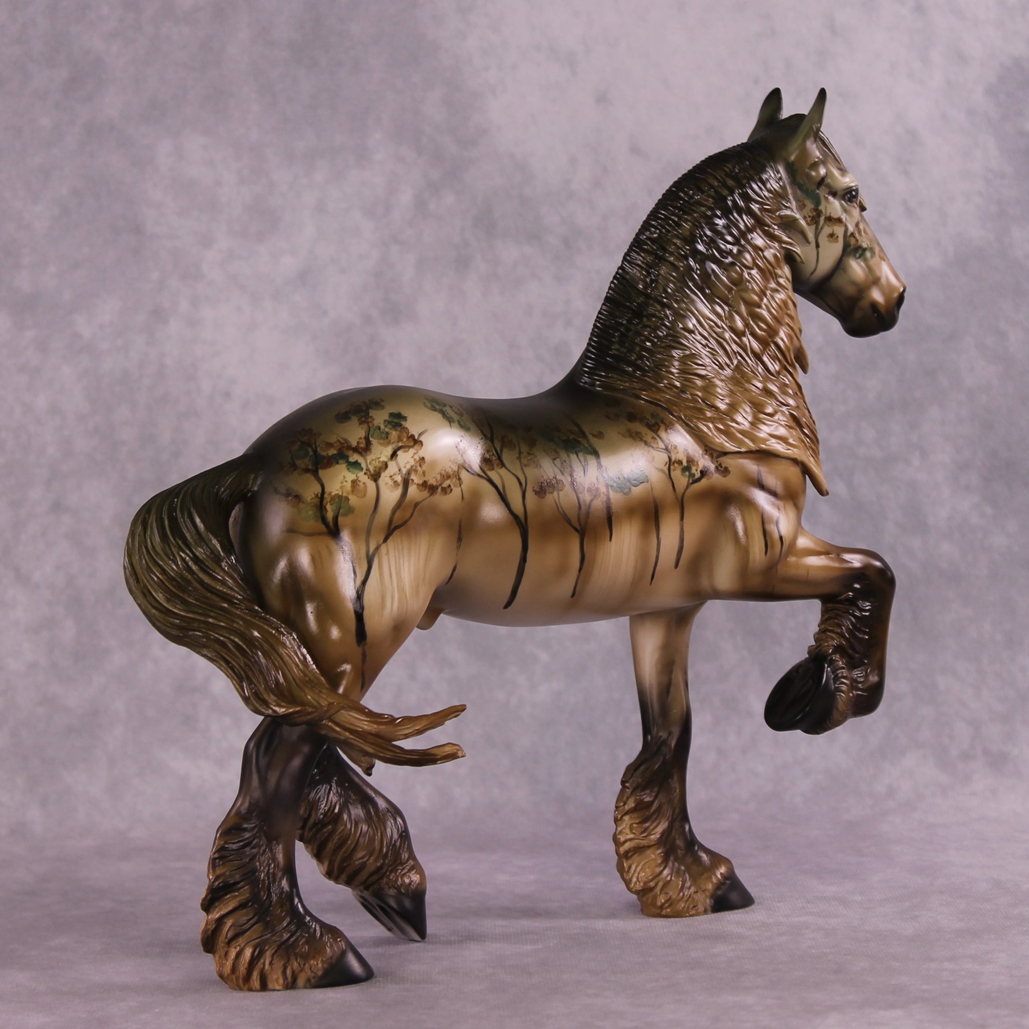 "Southern Gothic" OOAK FCM Trotting Drafter by Dawn Quick SHCF25