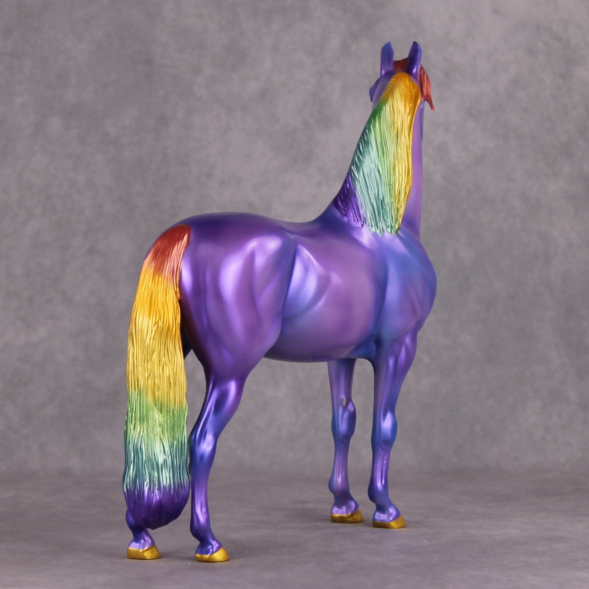 Moonlight In December OOAK Deco Rainbow Blue/Purple/Gold Morgan By Erin Corbett Black Friday Surprise Random Drops