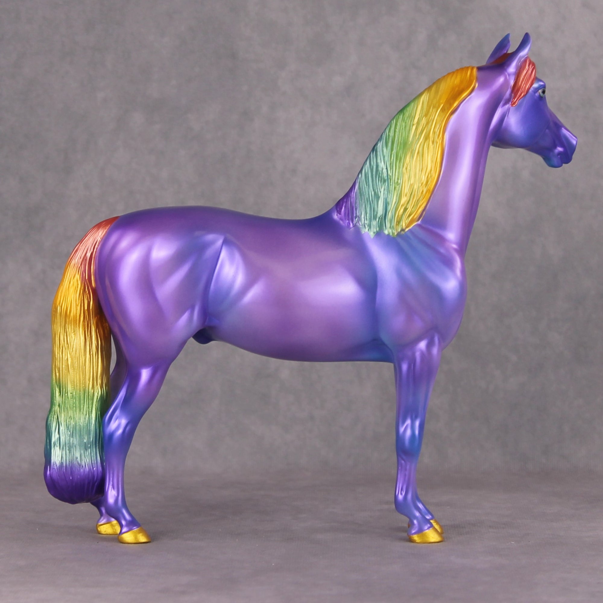 Moonlight In December OOAK Deco Rainbow Blue/Purple/Gold Morgan By Erin Corbett Black Friday Surprise Random Drops