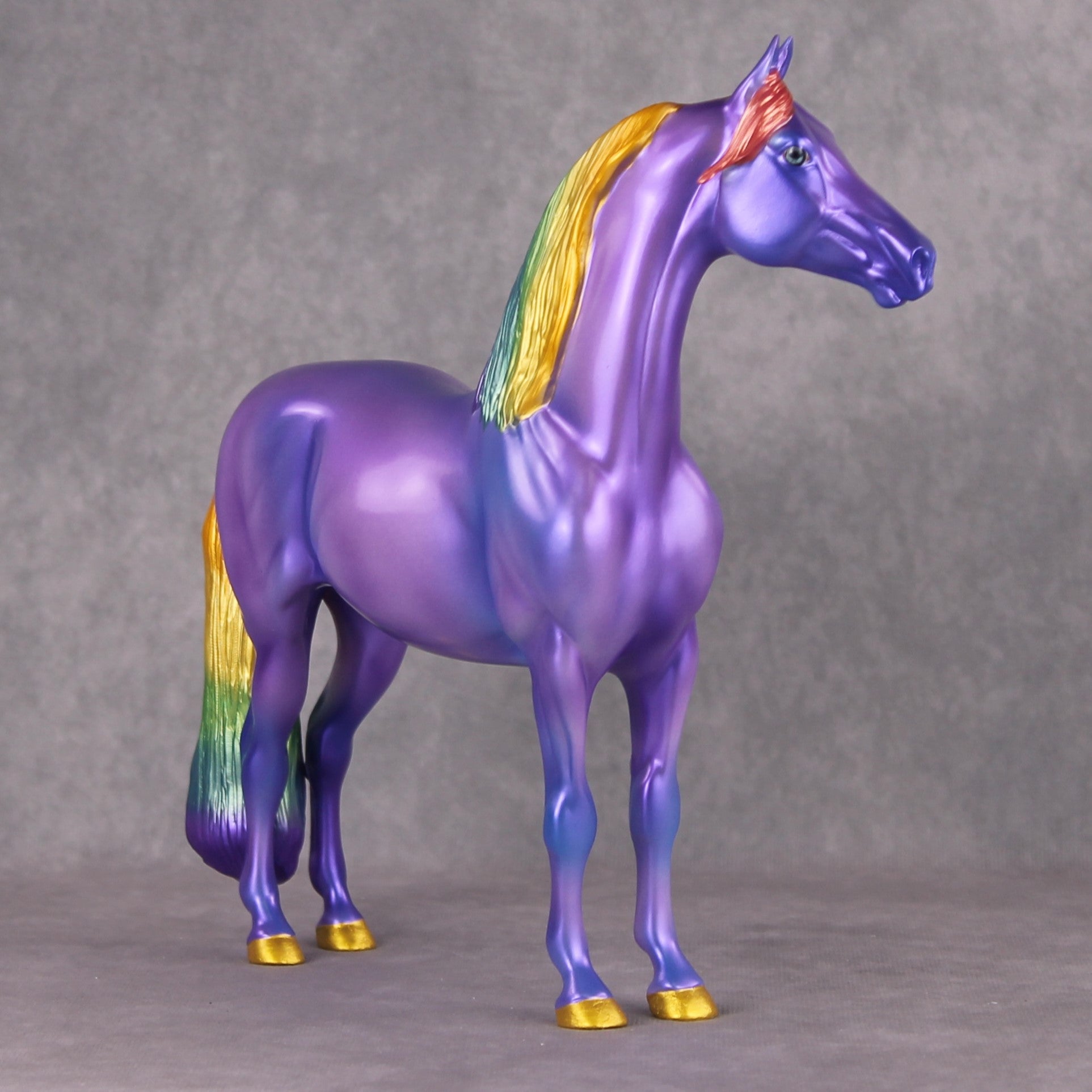 Moonlight In December OOAK Deco Rainbow Blue/Purple/Gold Morgan By Erin Corbett Black Friday Surprise Random Drops