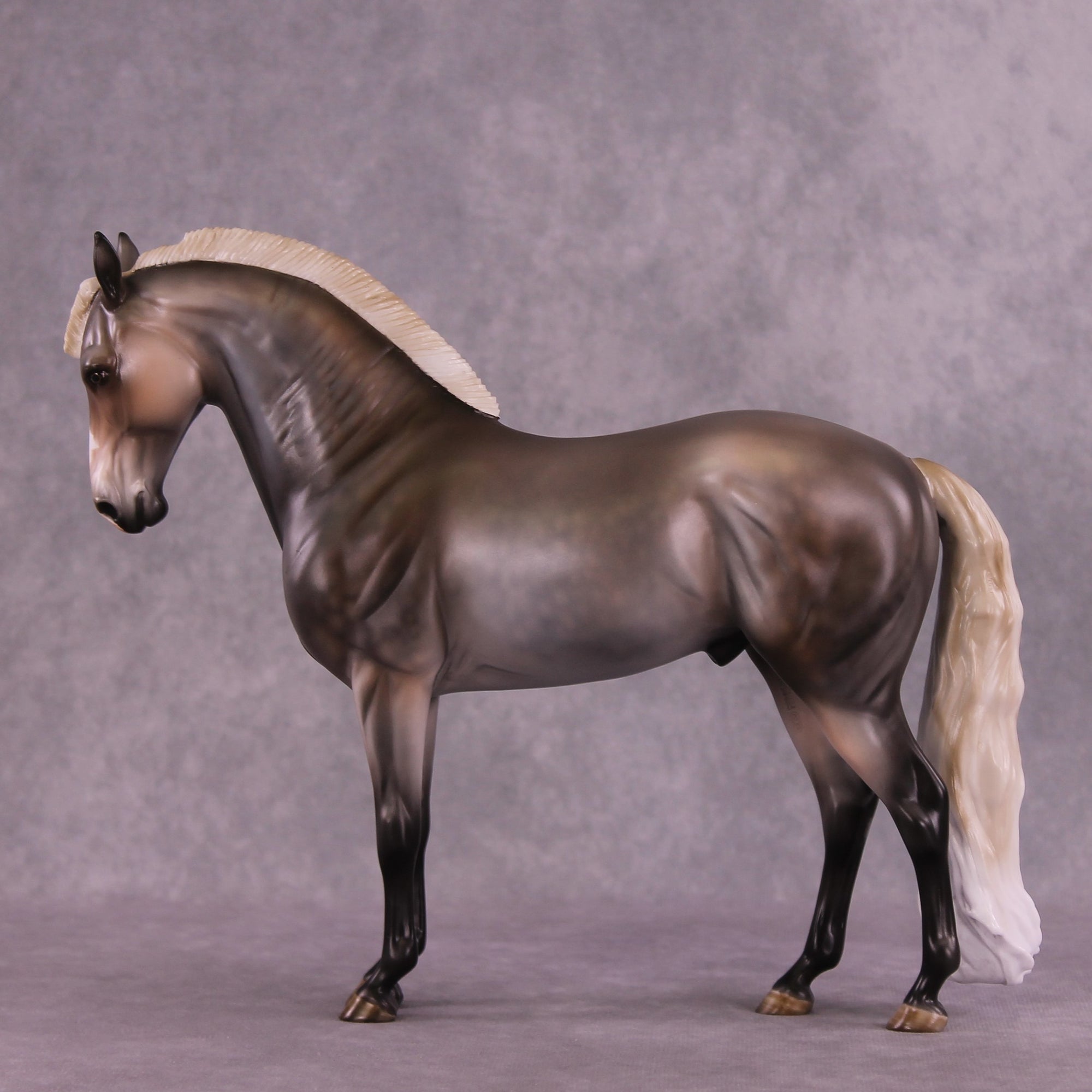 "Horton" OOAK FCM Andalusian by Julie Keim EQ25