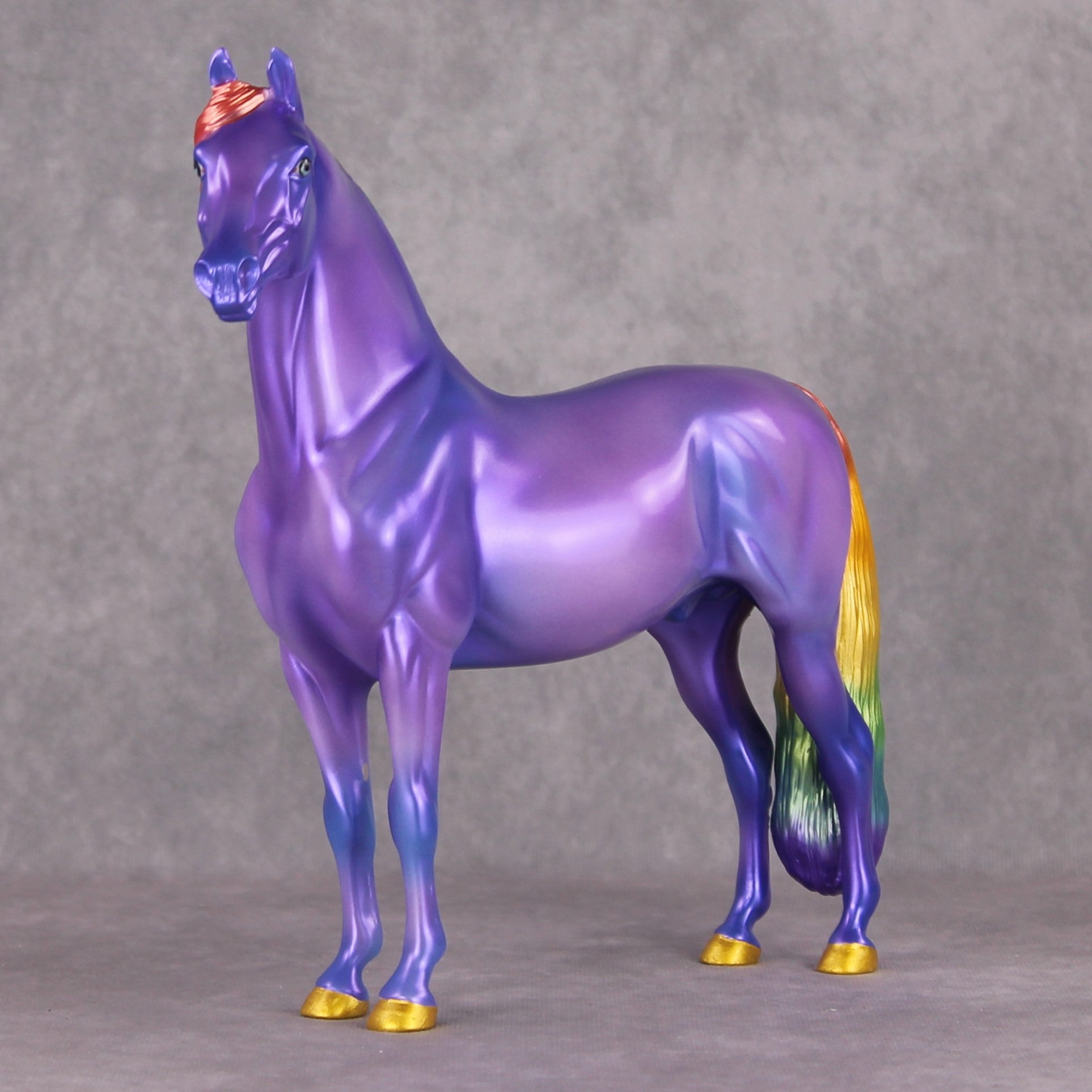 Moonlight In December OOAK Deco Rainbow Blue/Purple/Gold Morgan By Erin Corbett Black Friday Surprise Random Drops