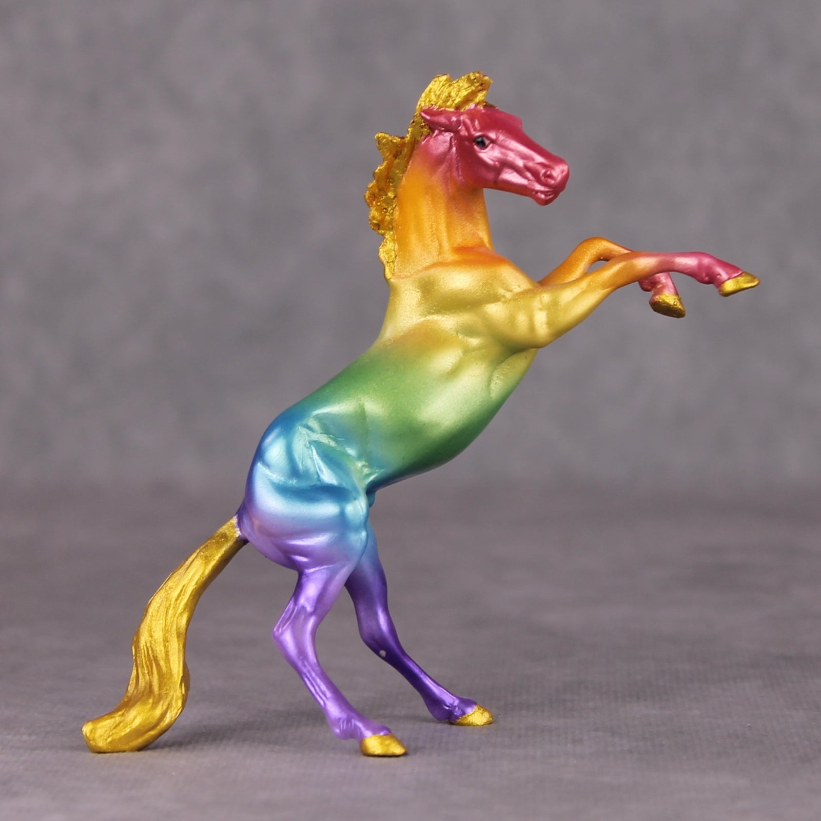 Vigilante Skit OOAK Deco Rainbow Rearing Chip By Erin Corbett Black Friday Surprise Random Drops