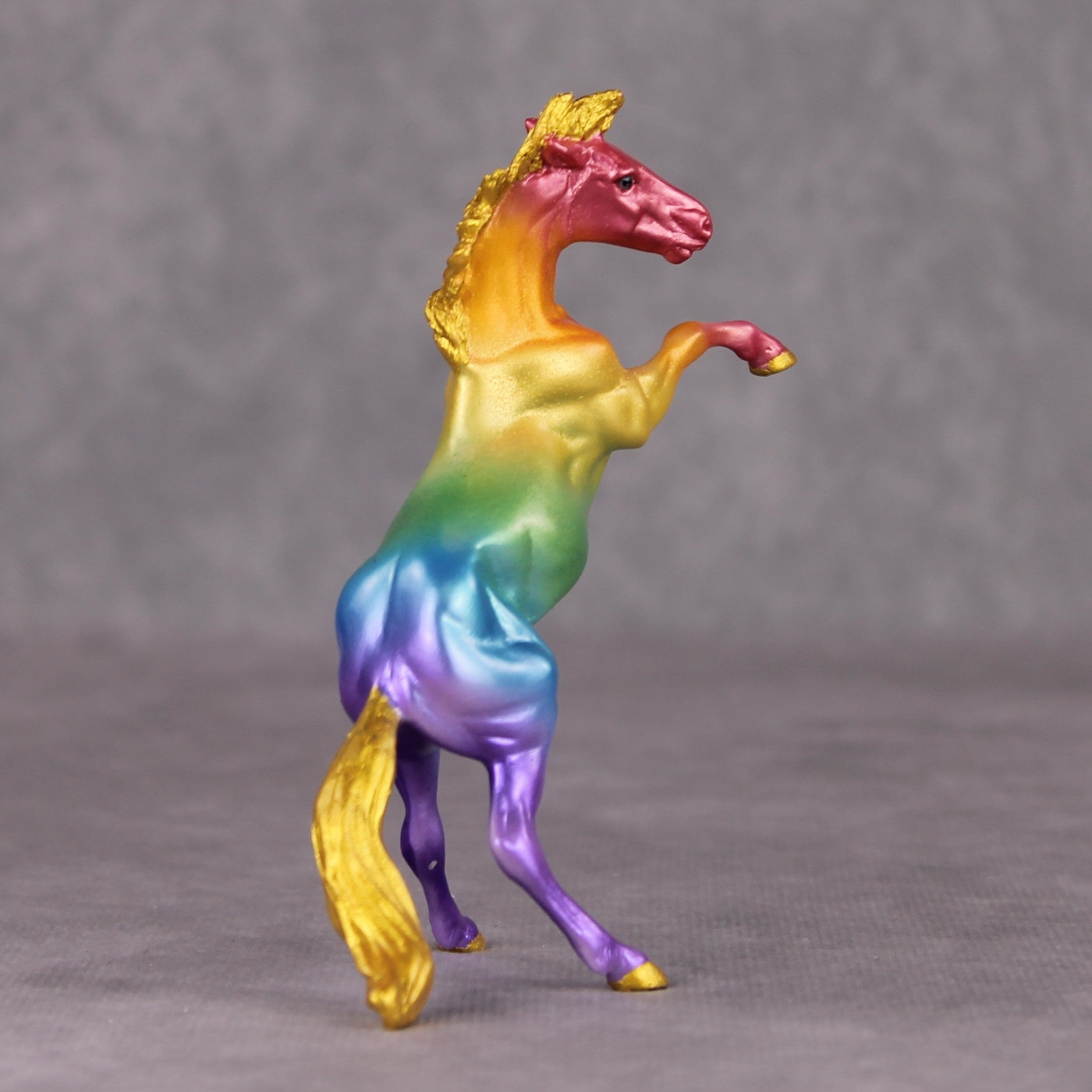 Vigilante Skit OOAK Deco Rainbow Rearing Chip By Erin Corbett Black Friday Surprise Random Drops