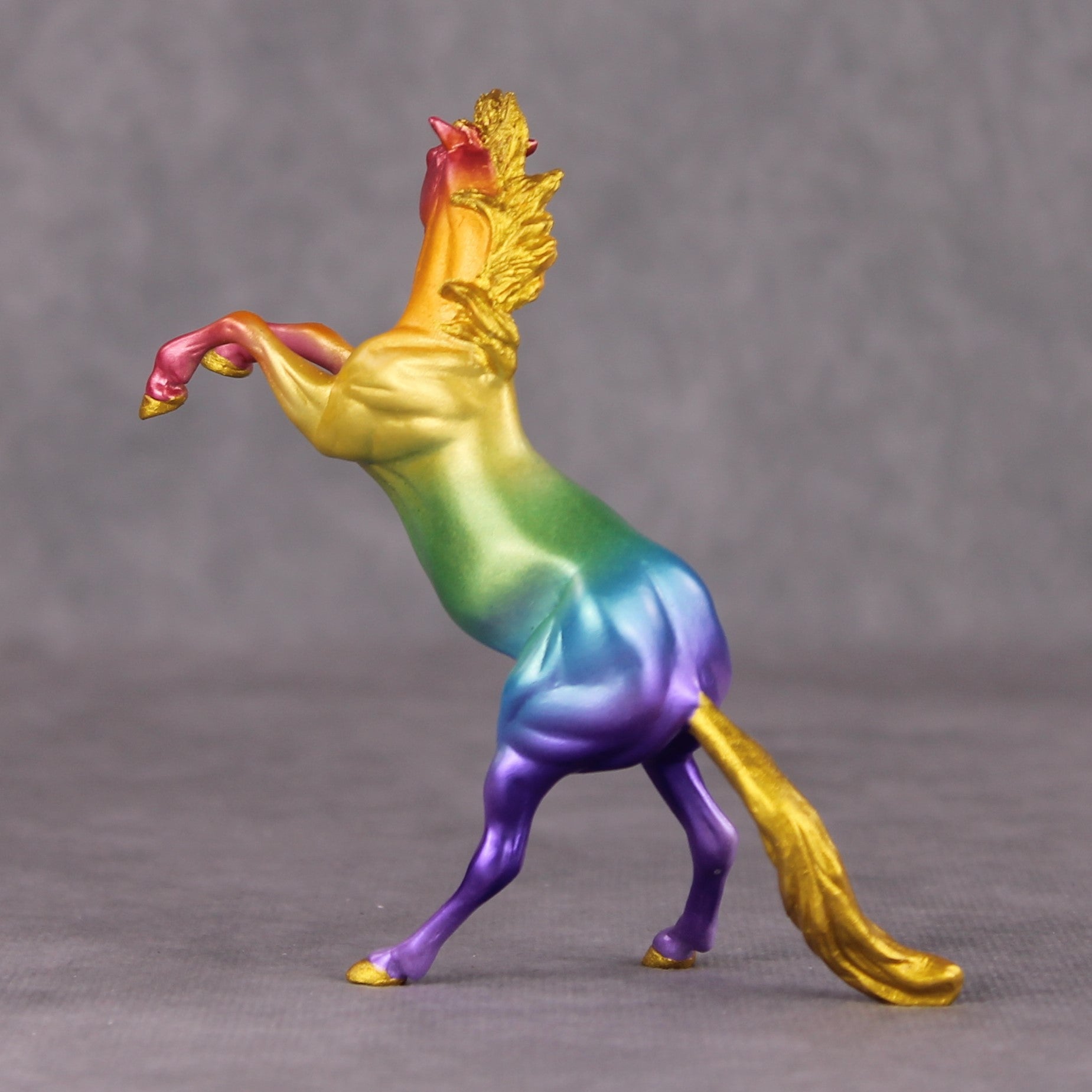 Vigilante Skit OOAK Deco Rainbow Rearing Chip By Erin Corbett Black Friday Surprise Random Drops