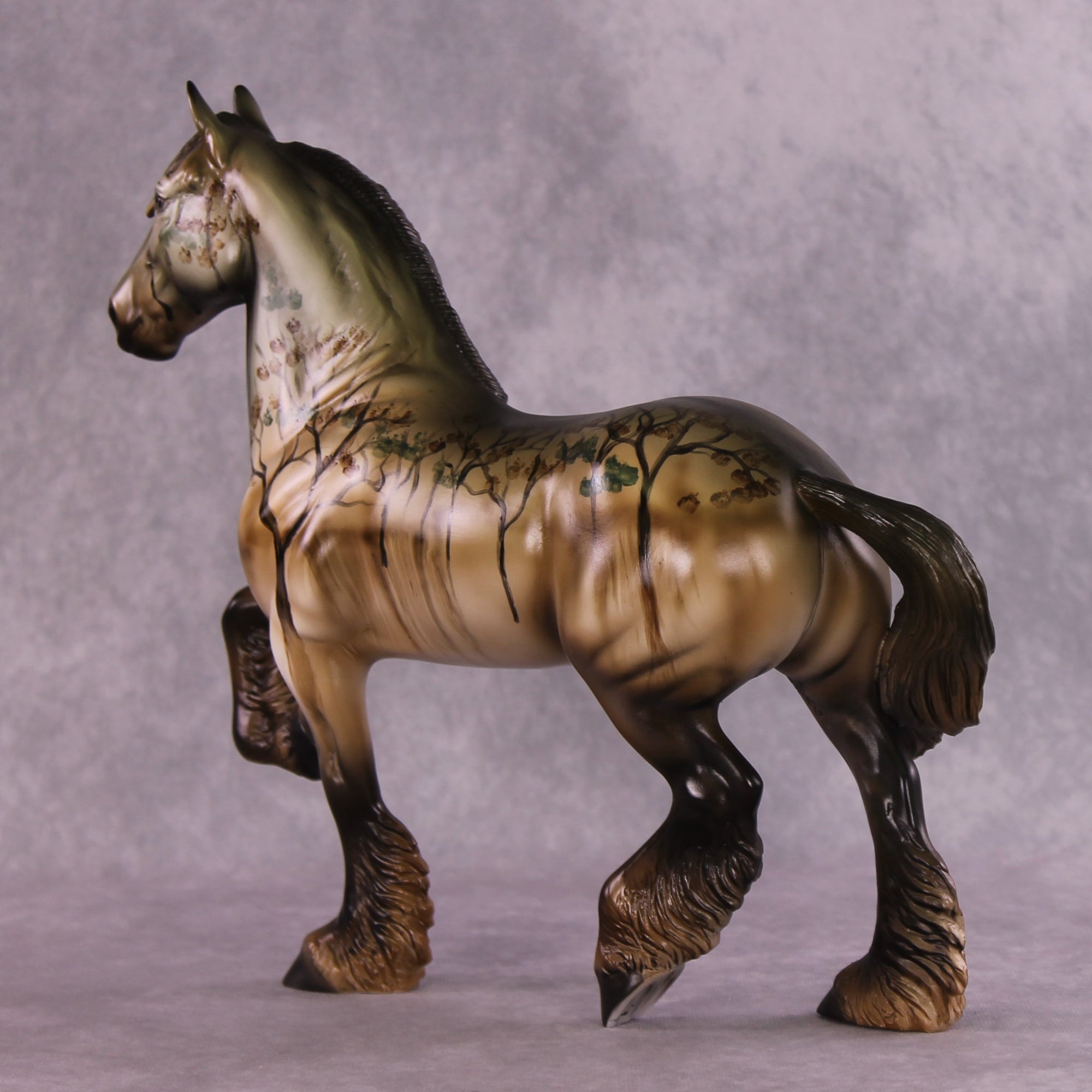 "Southern Gothic" OOAK FCM Trotting Drafter by Dawn Quick SHCF25