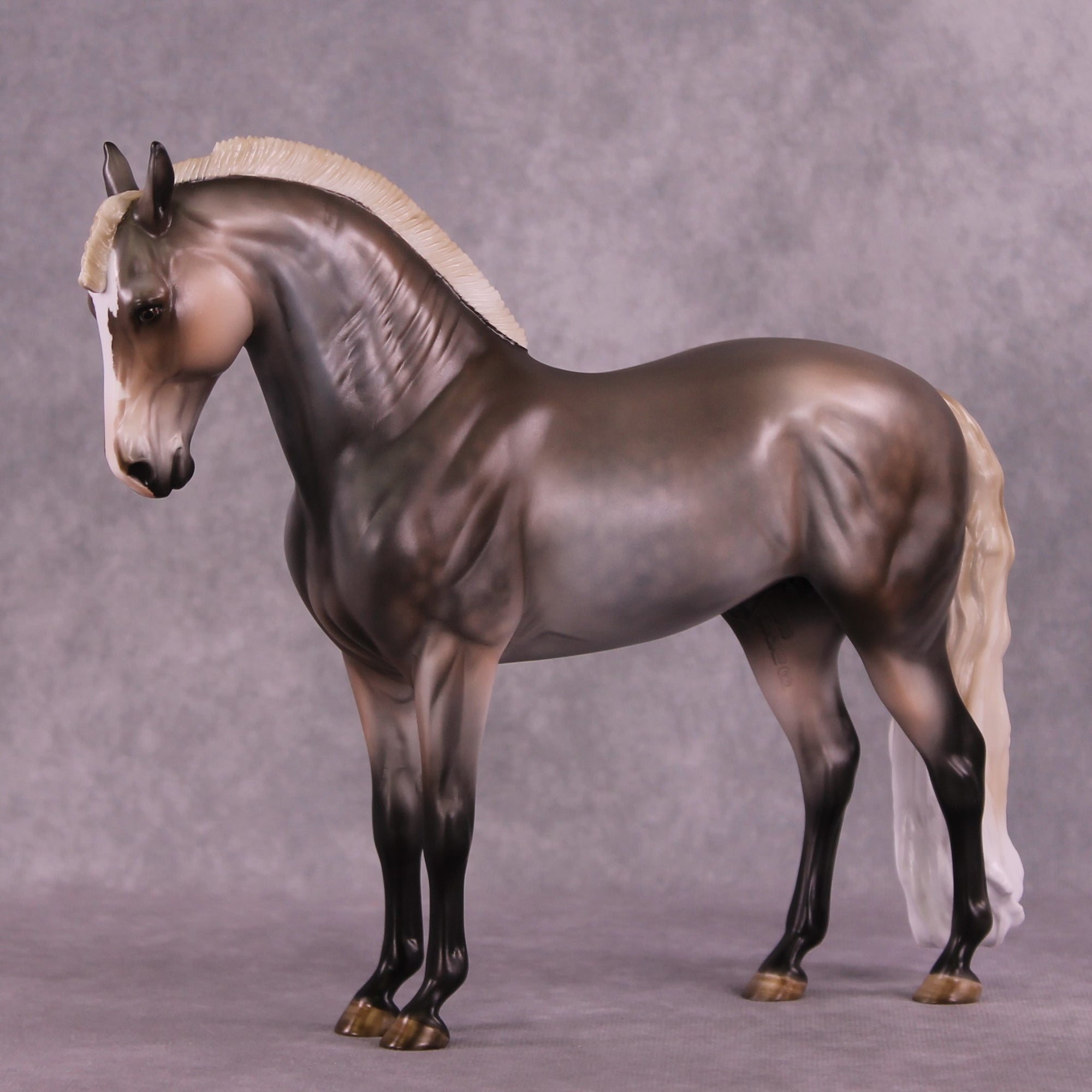"Horton" OOAK FCM Andalusian by Julie Keim EQ25