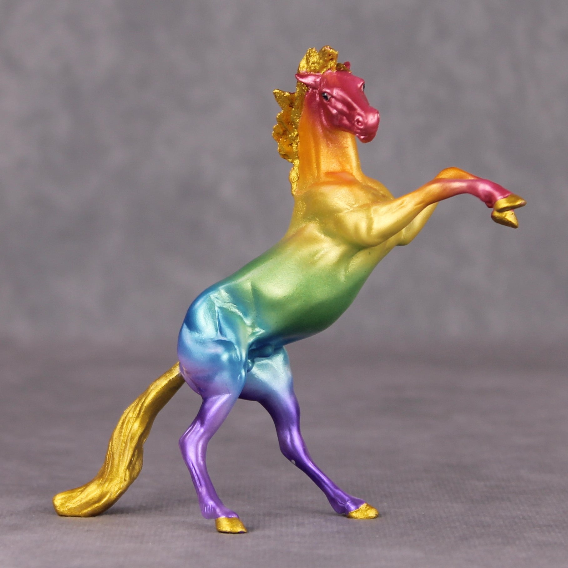 Vigilante Skit OOAK Deco Rainbow Rearing Chip By Erin Corbett Black Friday Surprise Random Drops