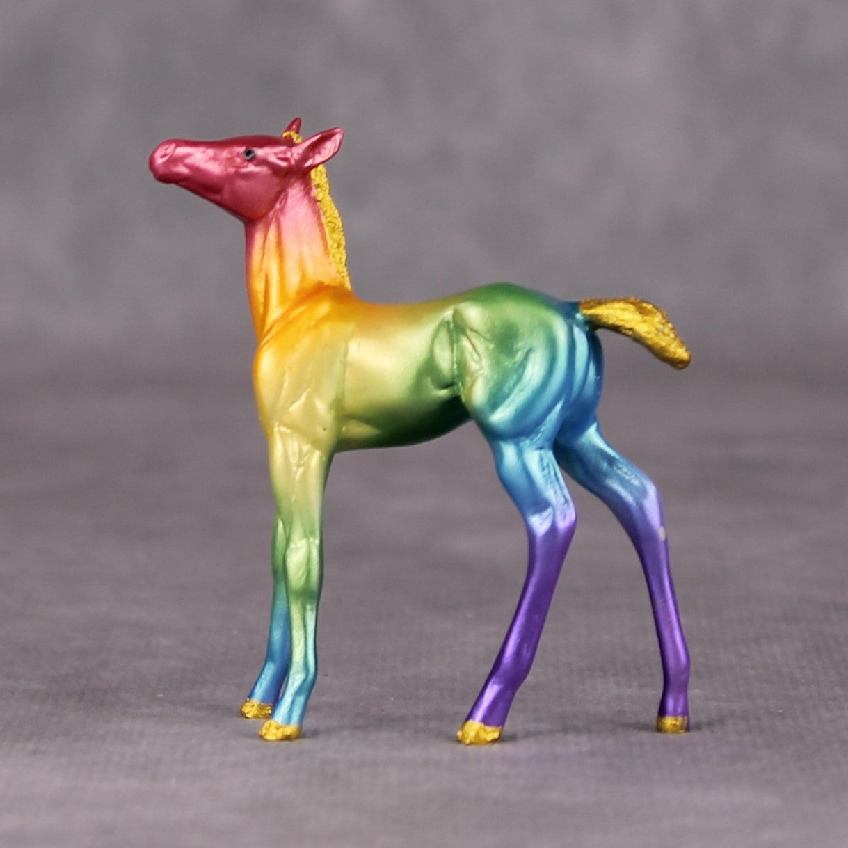 The Envelope OOAK Deco Rainbow Foal Chip By Erin Corbett Black Friday Surprise Random Drops