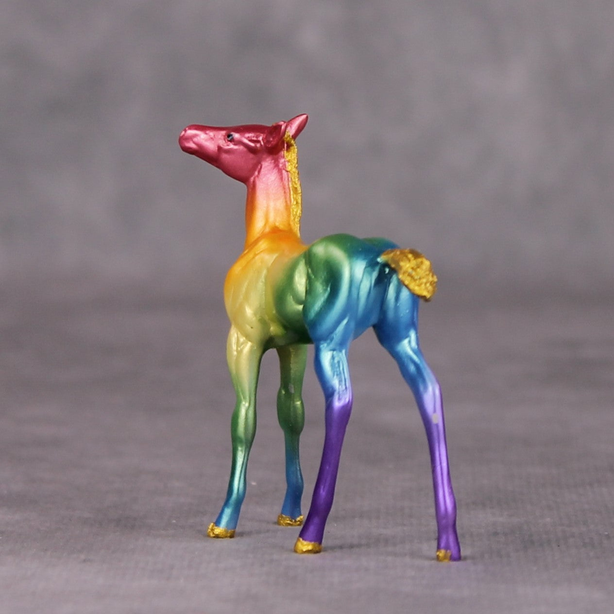 The Envelope OOAK Deco Rainbow Foal Chip By Erin Corbett Black Friday Surprise Random Drops