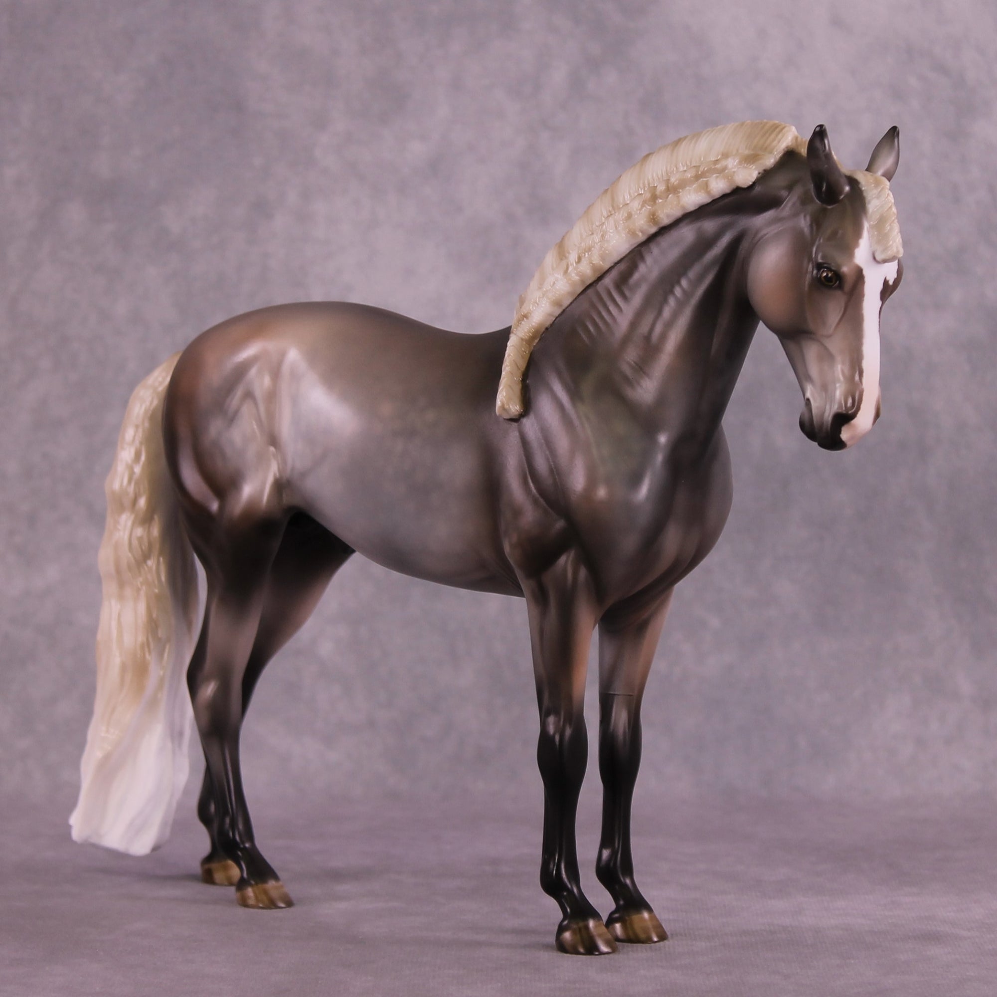 "Horton" OOAK FCM Andalusian by Julie Keim EQ25