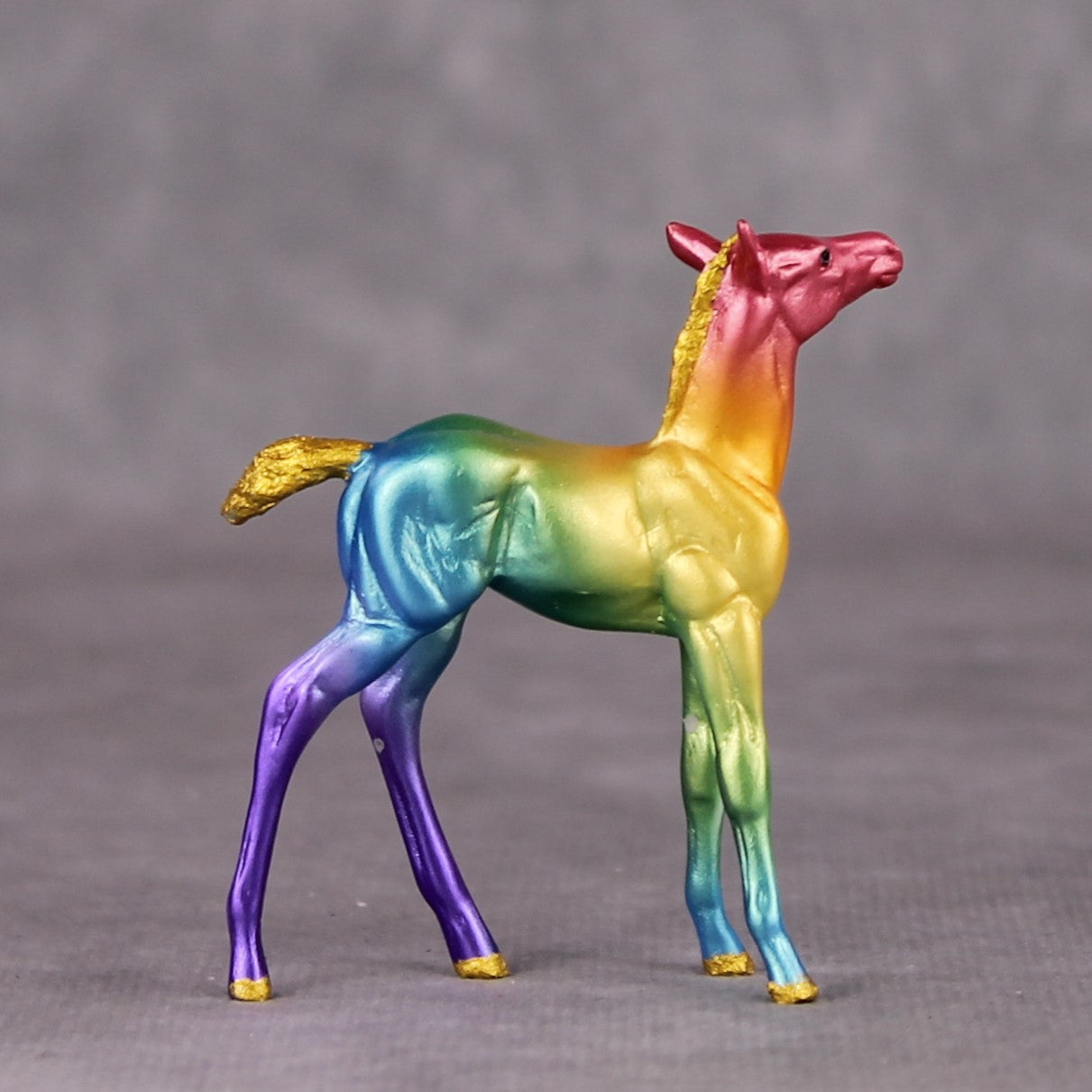 The Envelope OOAK Deco Rainbow Foal Chip By Erin Corbett Black Friday Surprise Random Drops