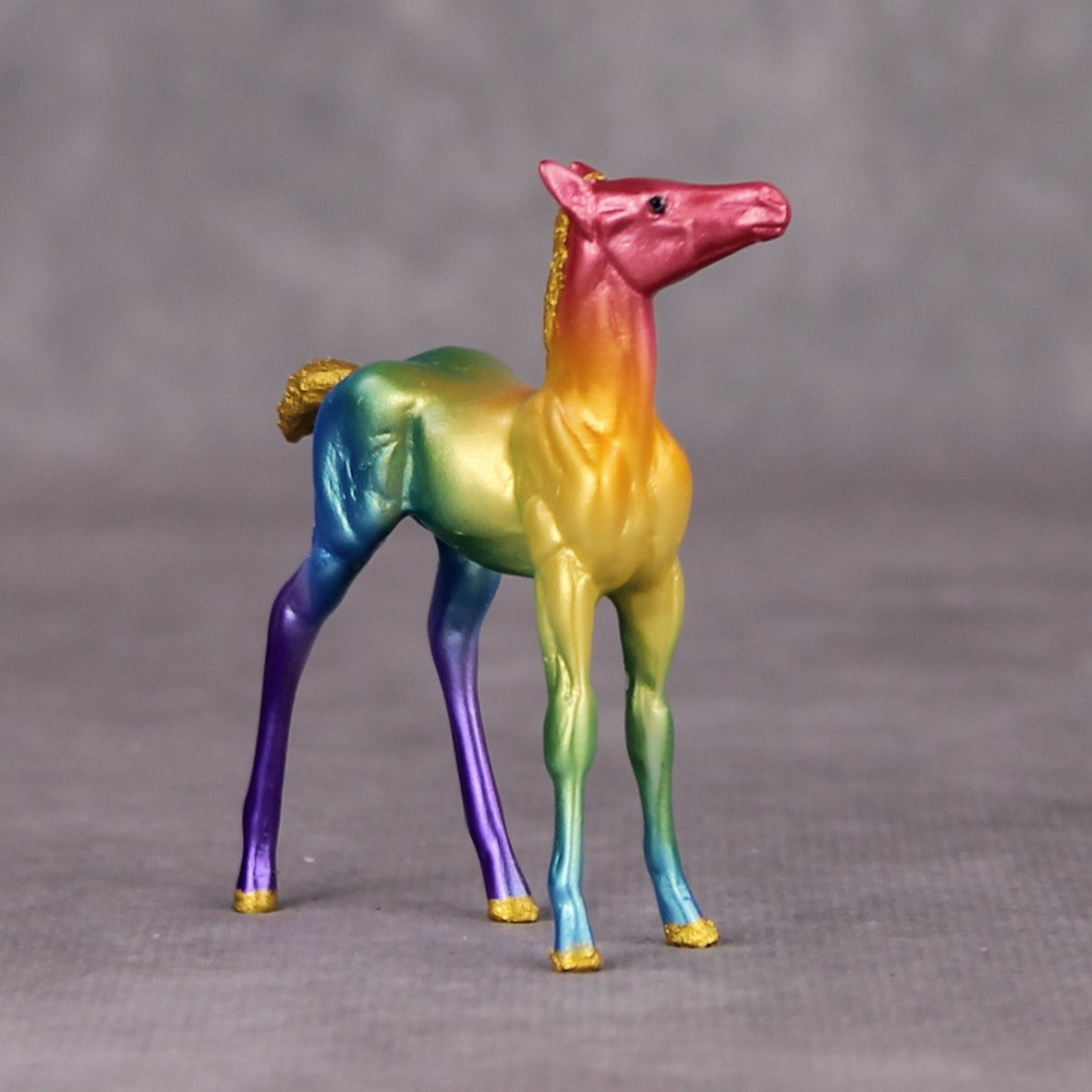 The Envelope OOAK Deco Rainbow Foal Chip By Erin Corbett Black Friday Surprise Random Drops