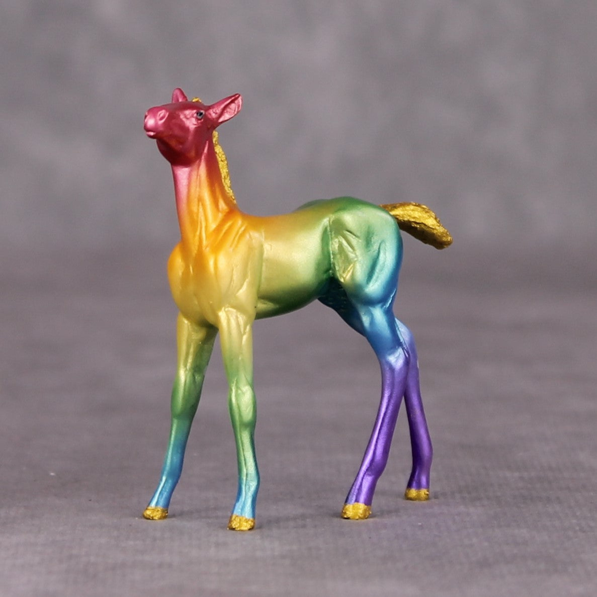 The Envelope OOAK Deco Rainbow Foal Chip By Erin Corbett Black Friday Surprise Random Drops
