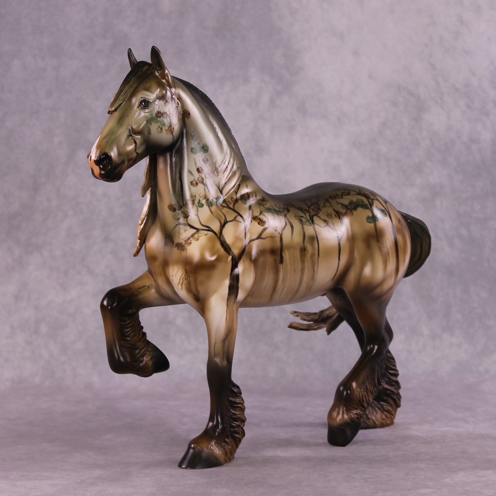 "Southern Gothic" OOAK FCM Trotting Drafter by Dawn Quick SHCF25