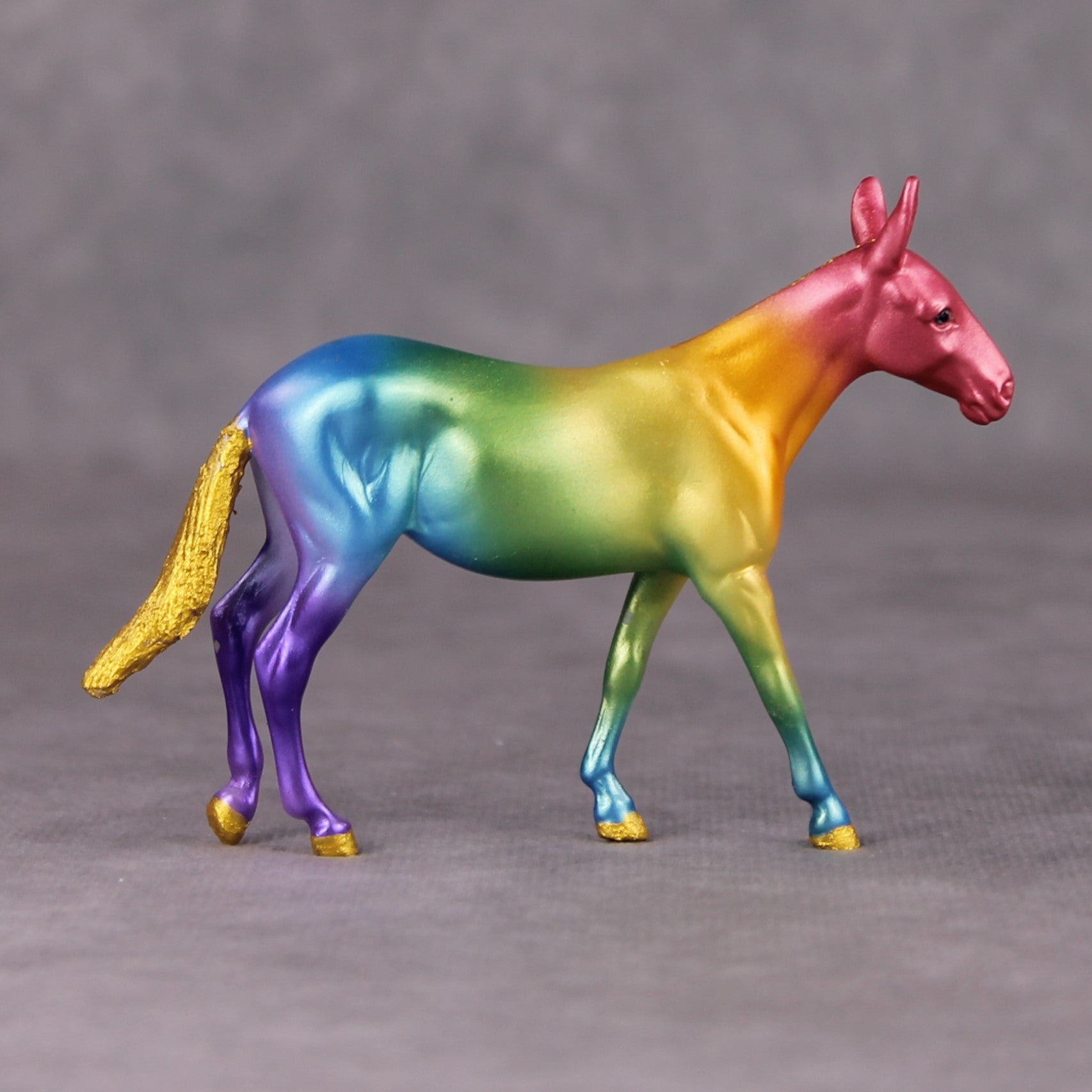 Thick As Thieves OOAK Deco Rainbow Mule Chip By Erin Corbett Black Friday Surprise Random Drops