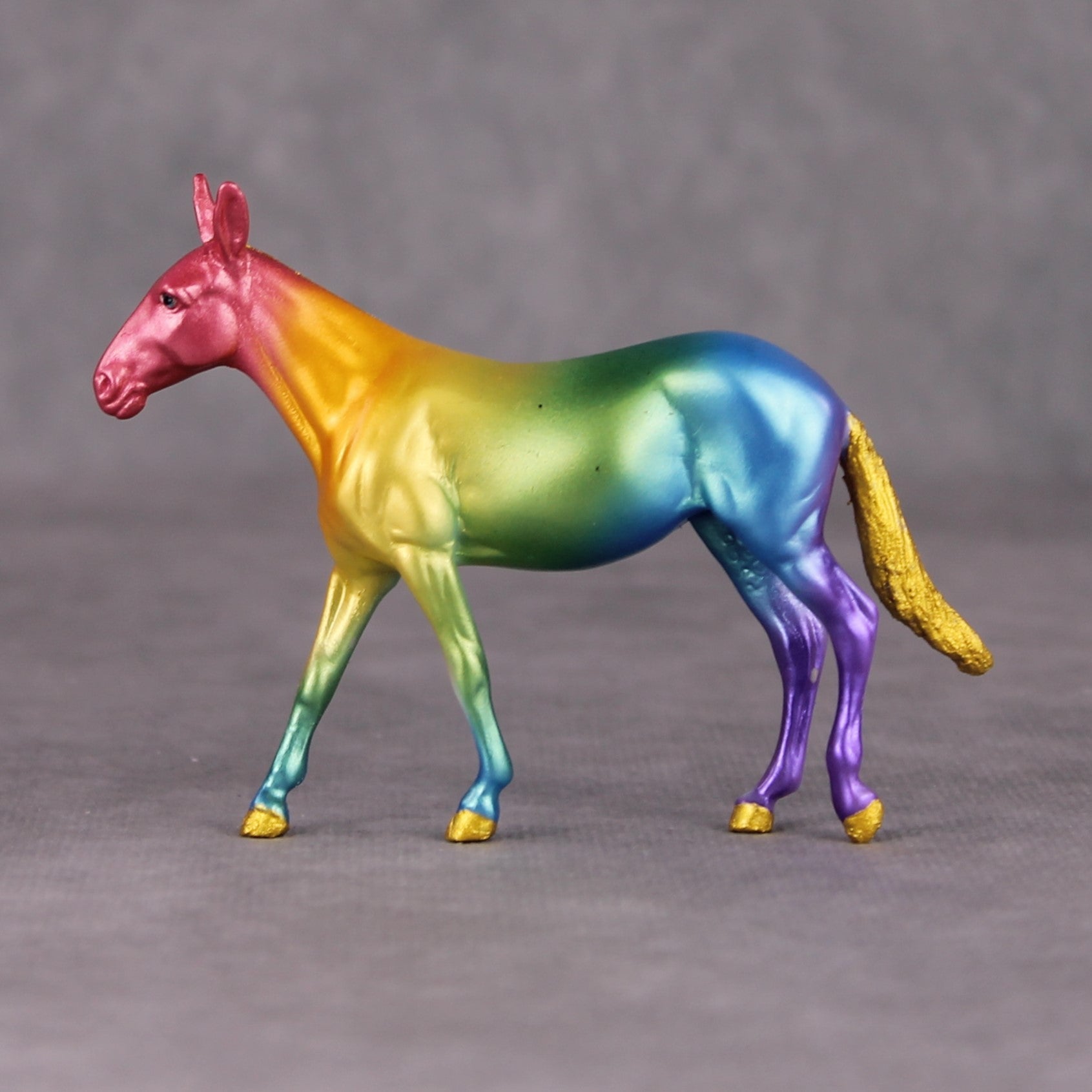 Thick As Thieves OOAK Deco Rainbow Mule Chip By Erin Corbett Black Friday Surprise Random Drops