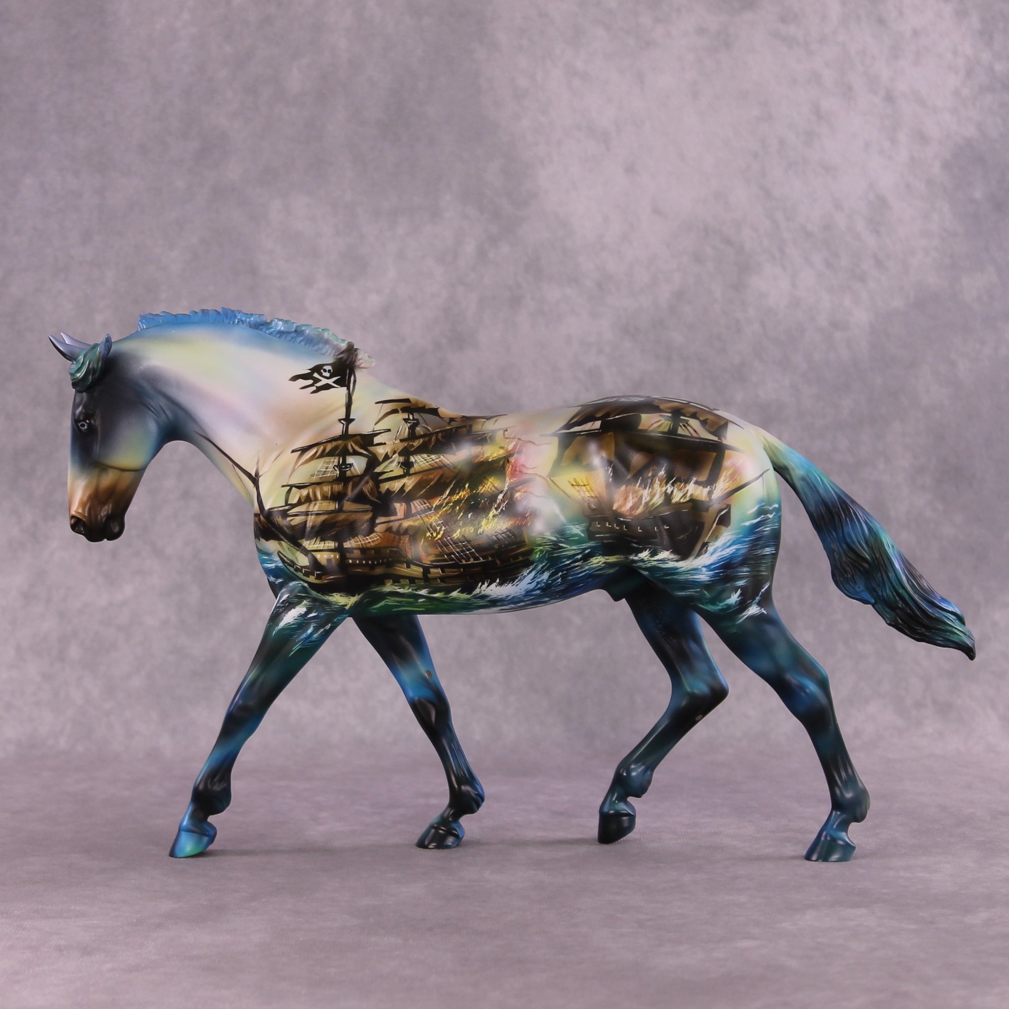 "Captain"  OOAK FCM Irish Draught by Kike Duarte