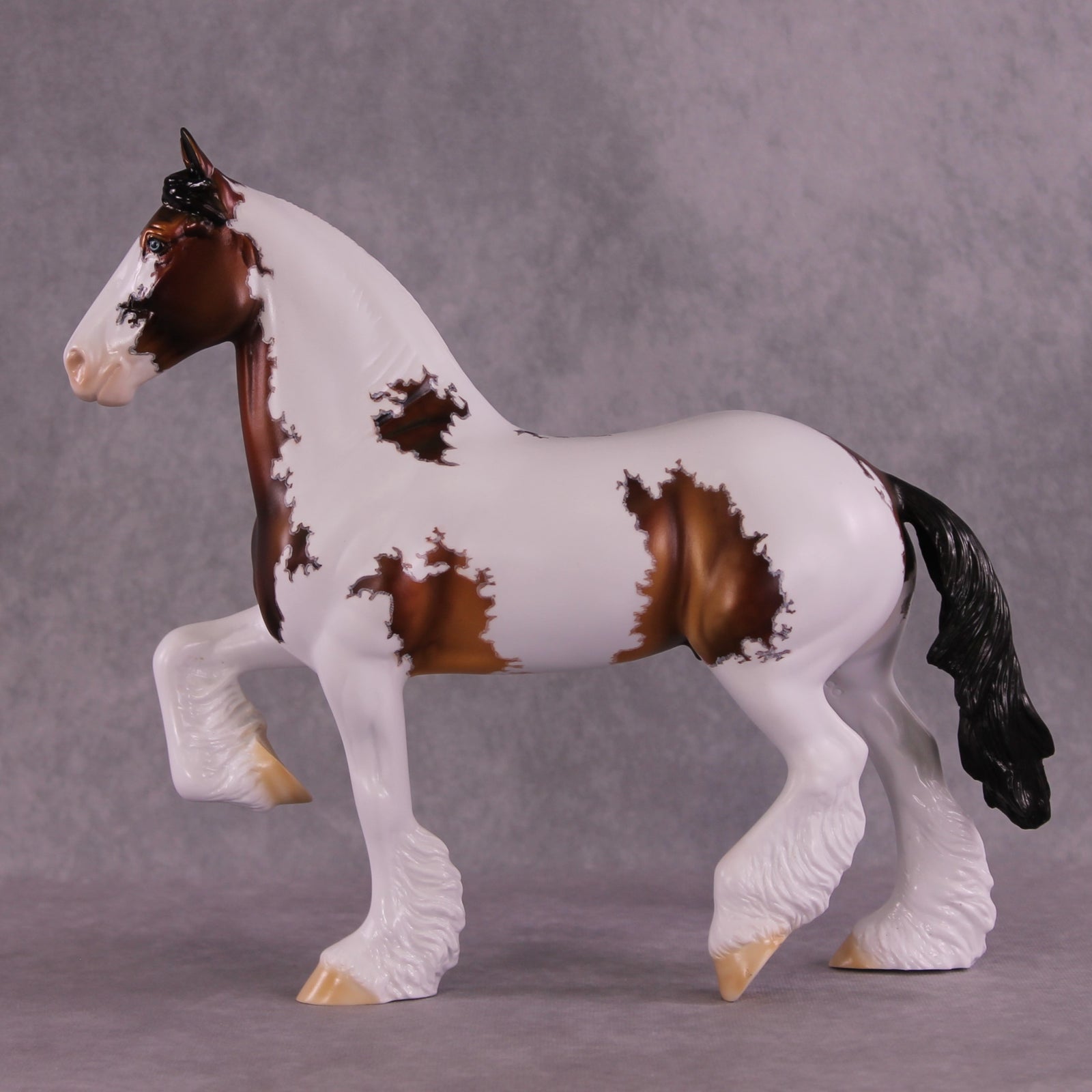 "Sir Trottington" OOAK FCM Trotting Drafter by Dawn Quick EQ25