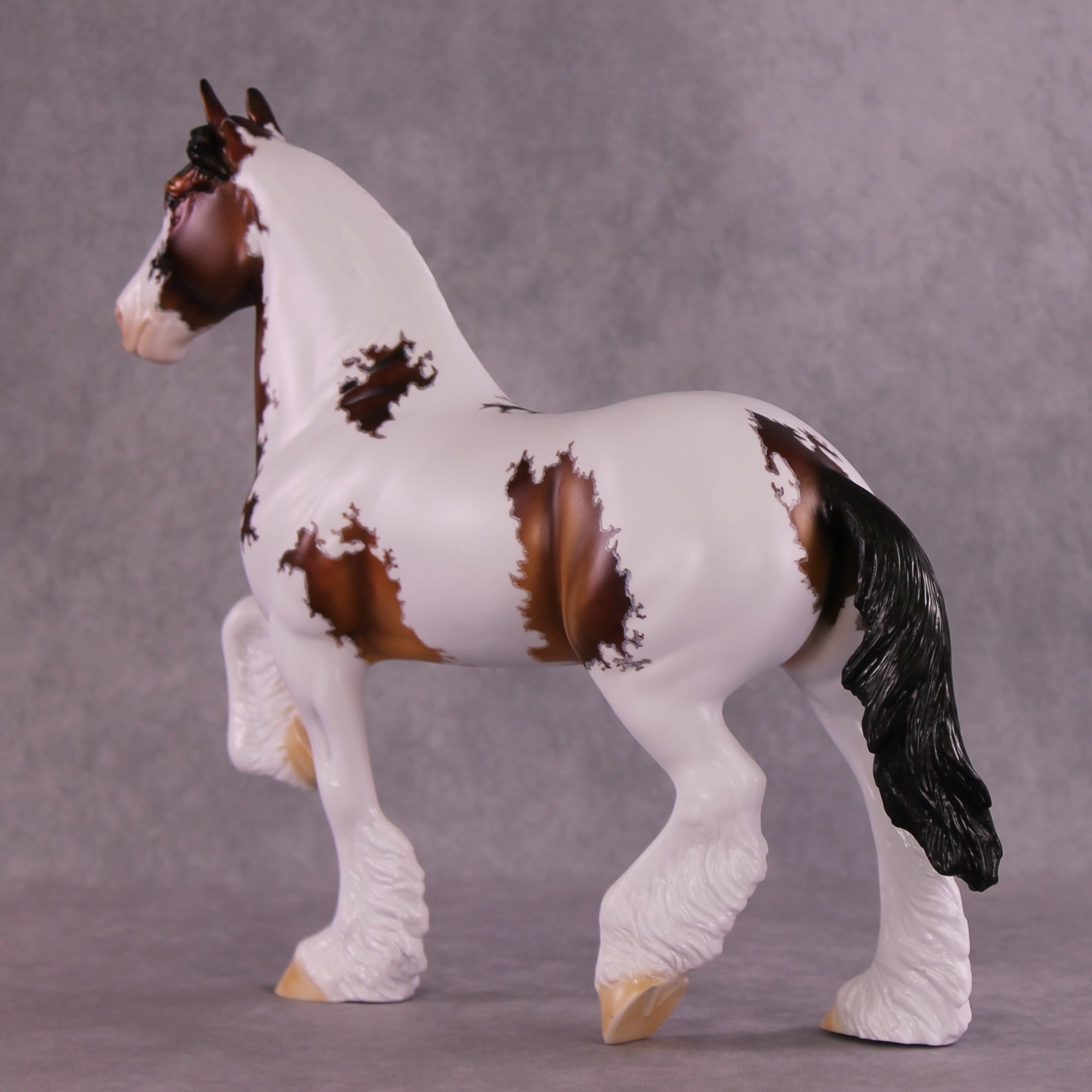 "Sir Trottington" OOAK FCM Trotting Drafter by Dawn Quick EQ25
