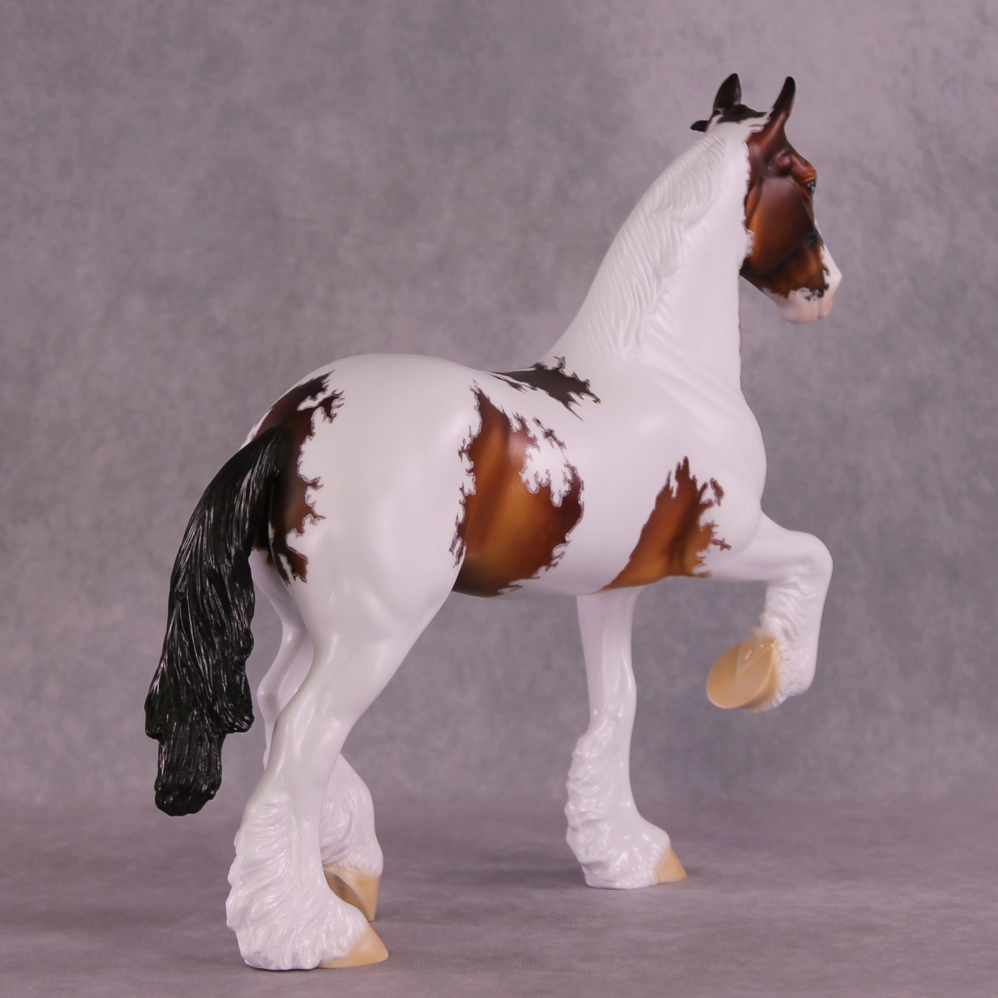 "Sir Trottington" OOAK FCM Trotting Drafter by Dawn Quick EQ25