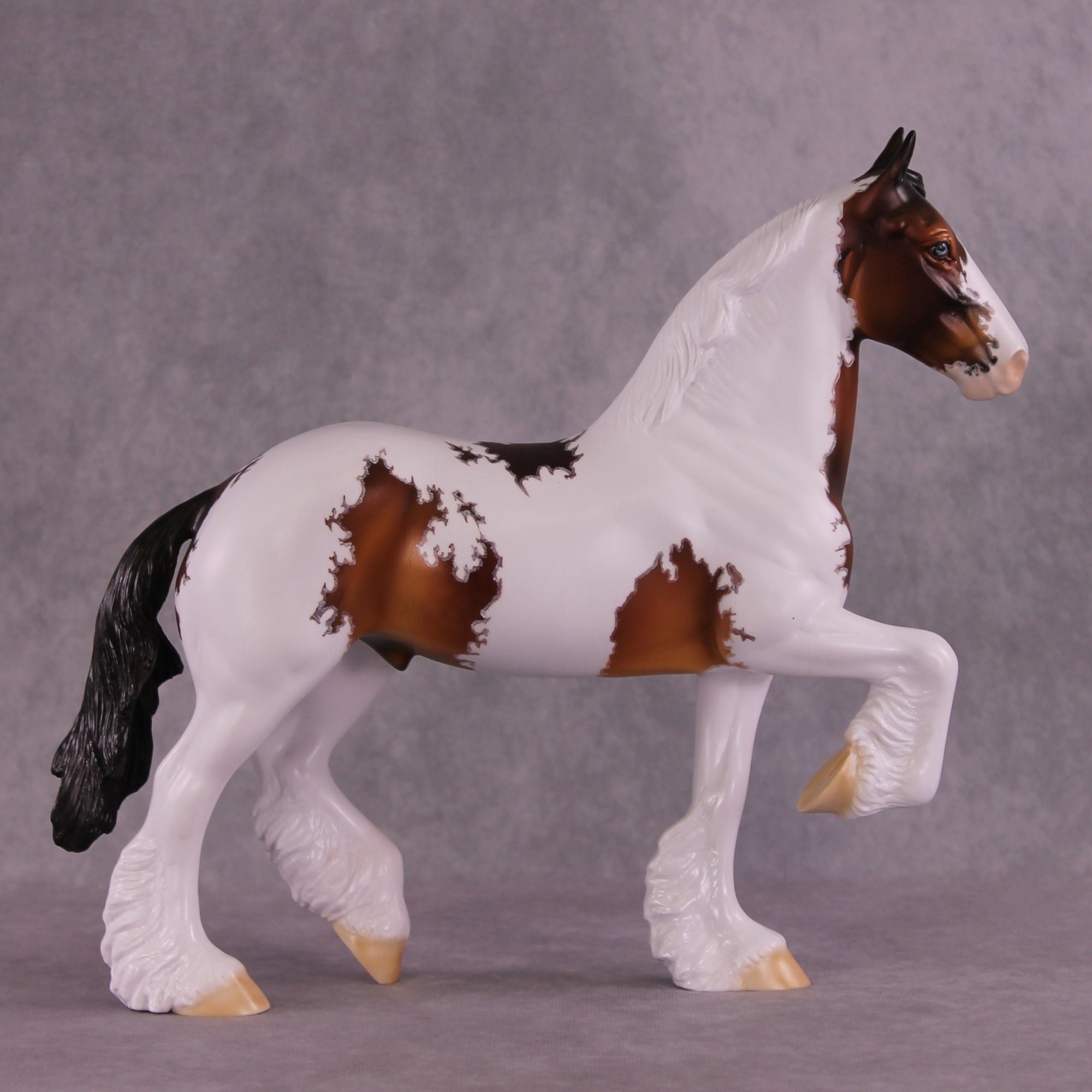 "Sir Trottington" OOAK FCM Trotting Drafter by Dawn Quick EQ25